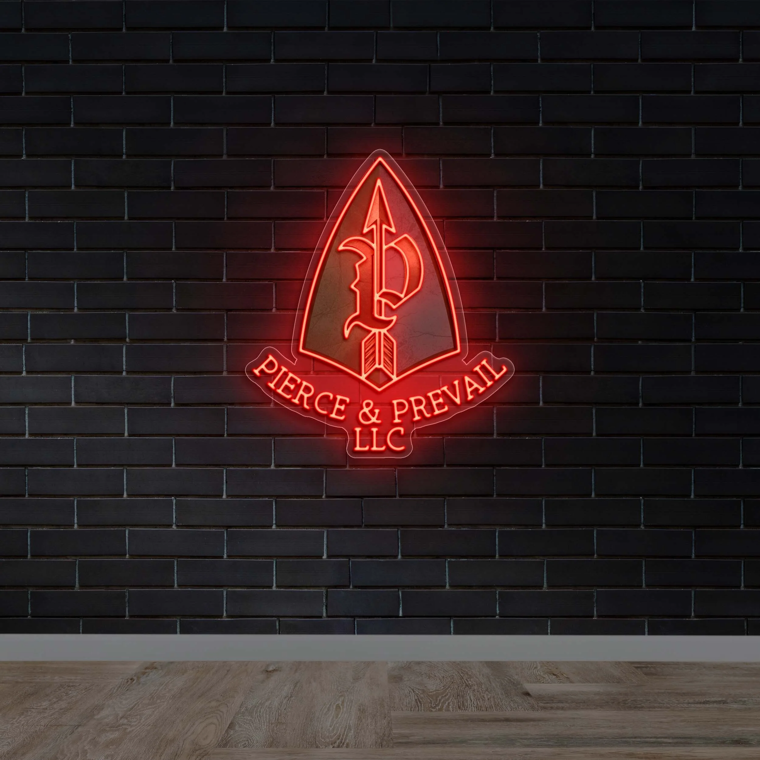 Pierce & Prevail - Premium Neon Artwork