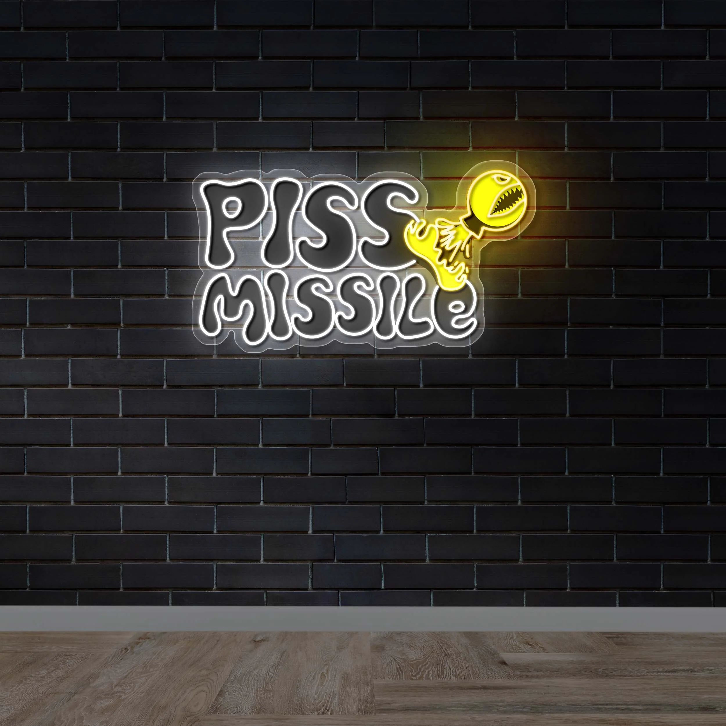 Piss Missile - Premium Neon Artwork