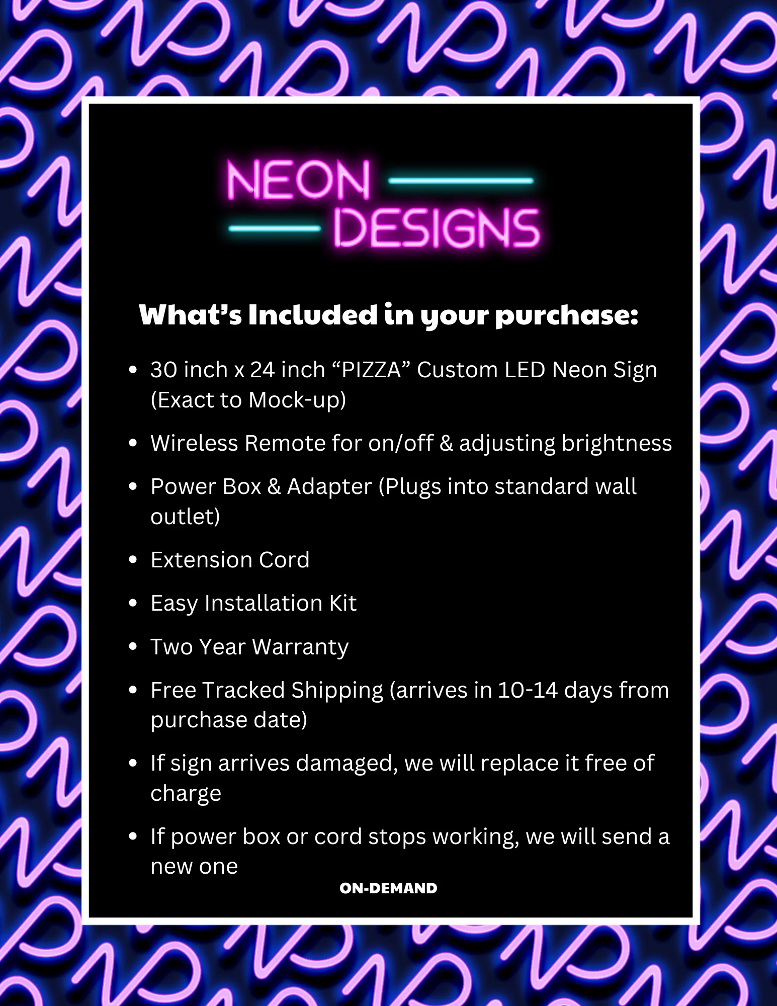 PIZZA - Premium Neon Artwork - Image 2