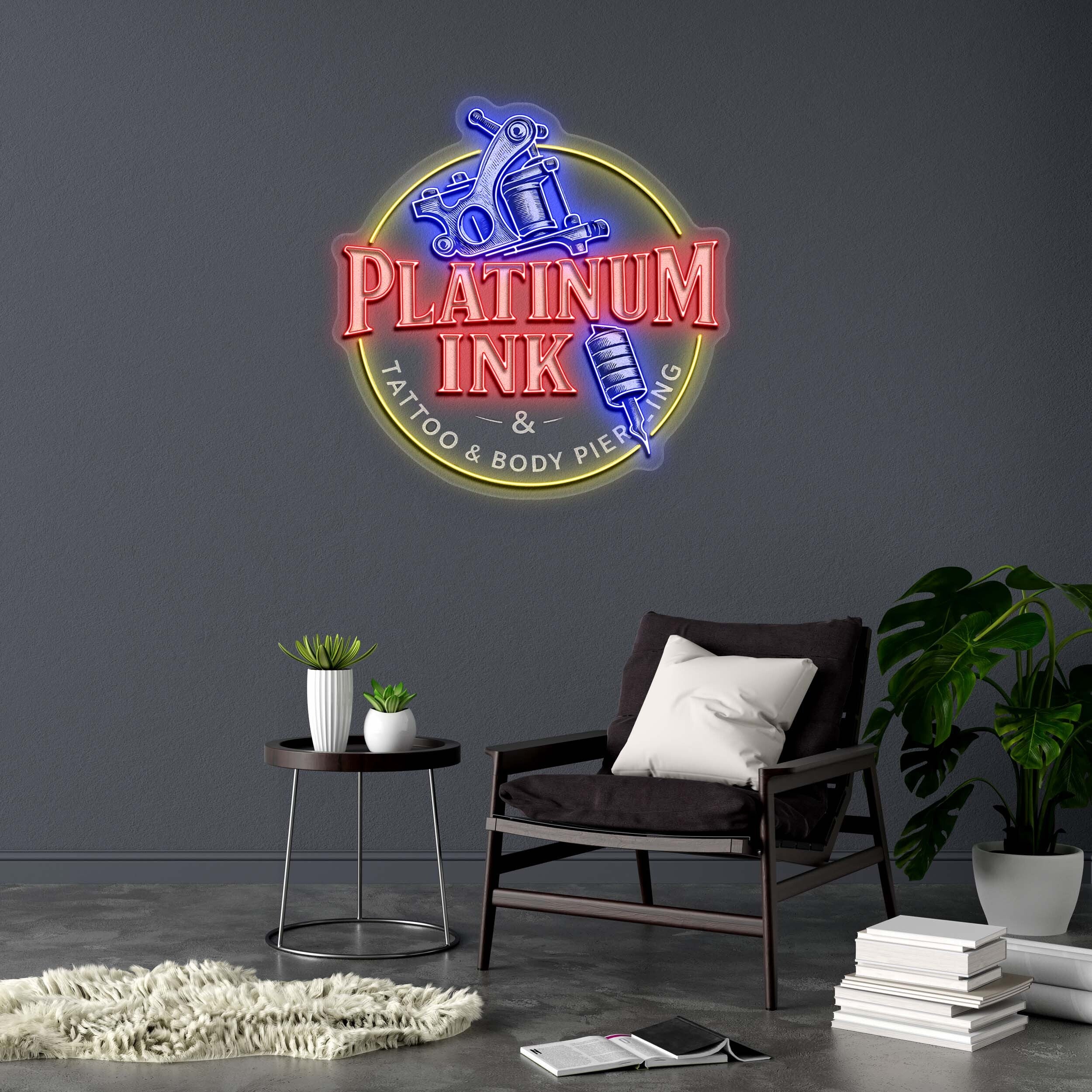 PLATINUM INK - Premium Neon Artwork