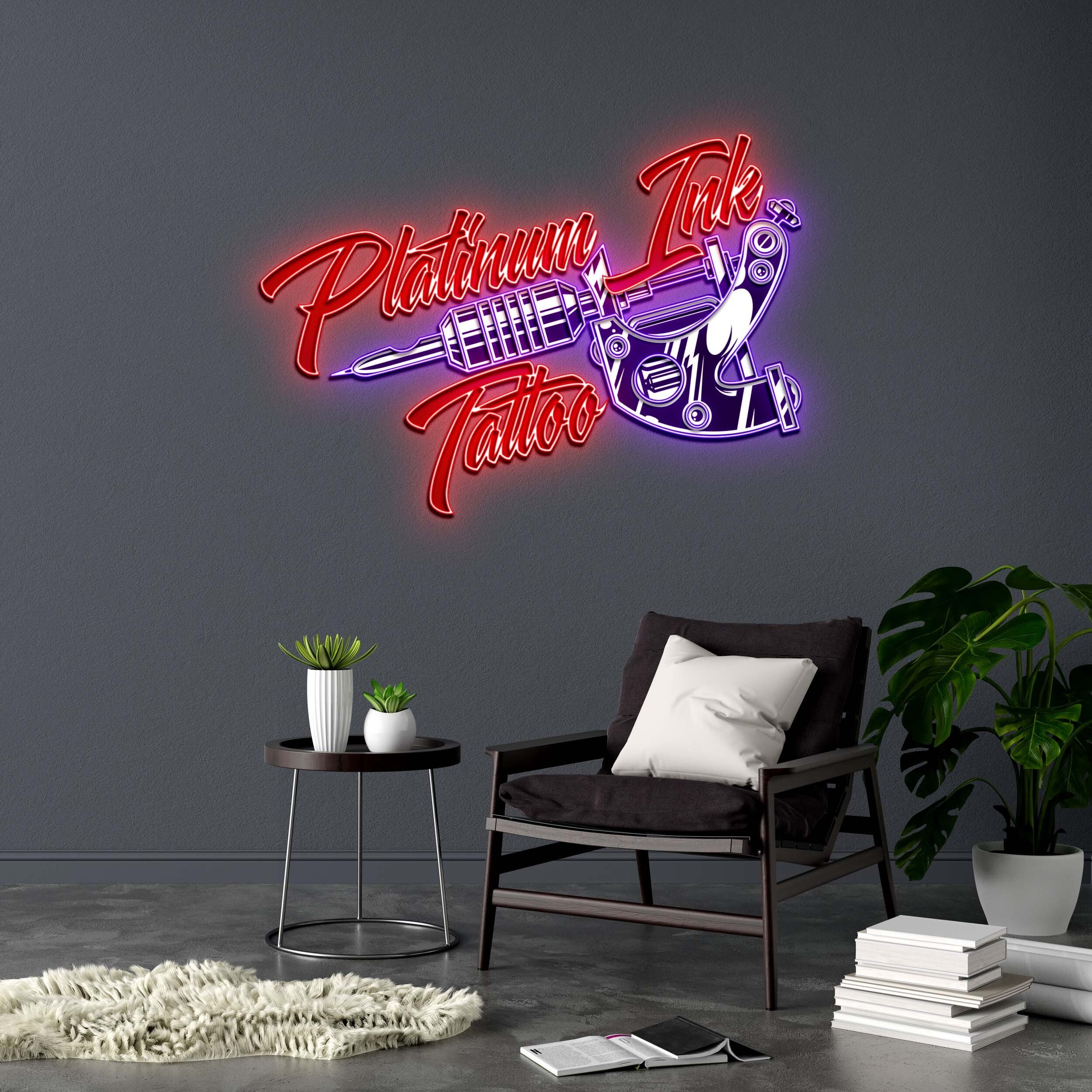 Platinum Ink Tattoo - Premium Neon Artwork