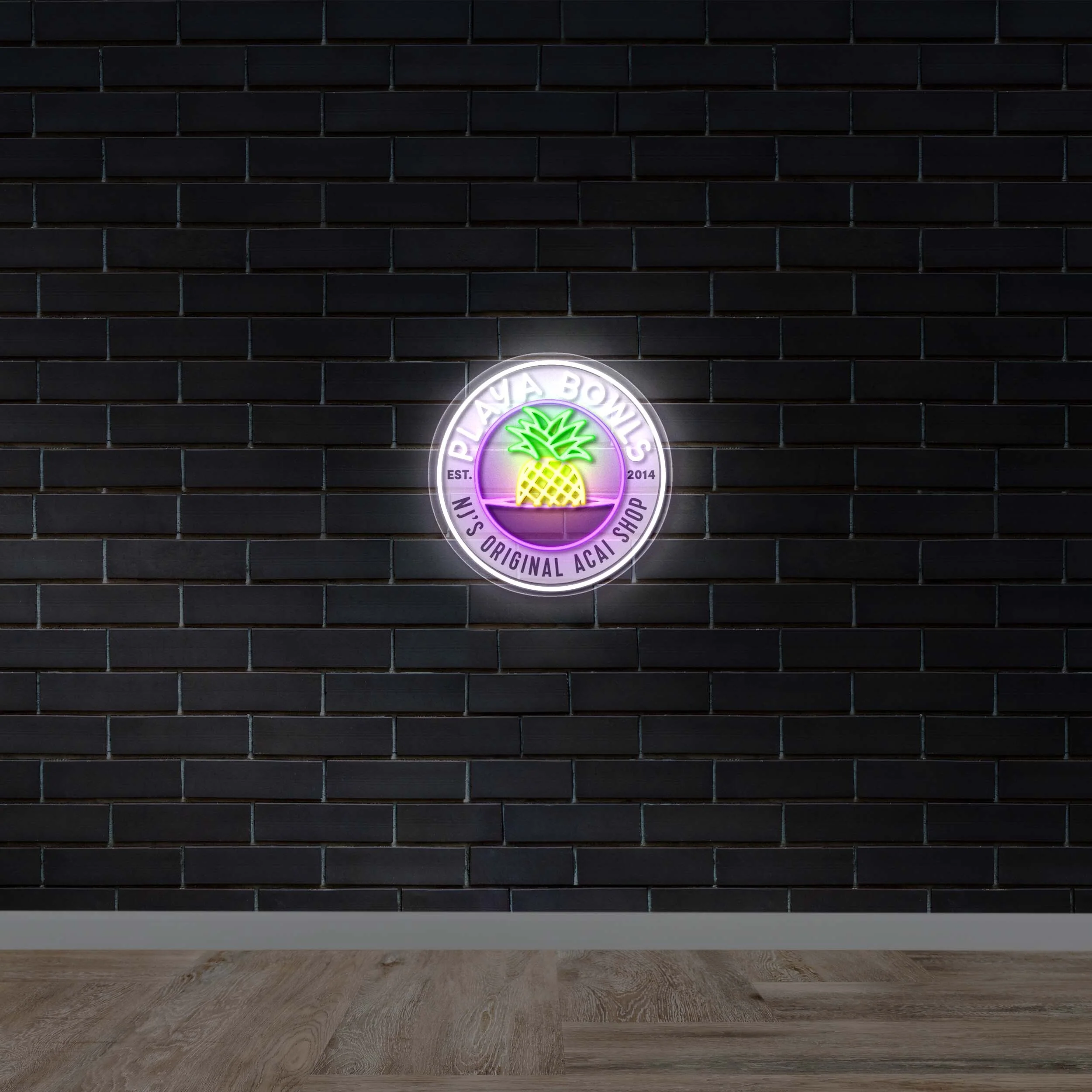 PLAYA BOWLS - Premium Neon Artwork