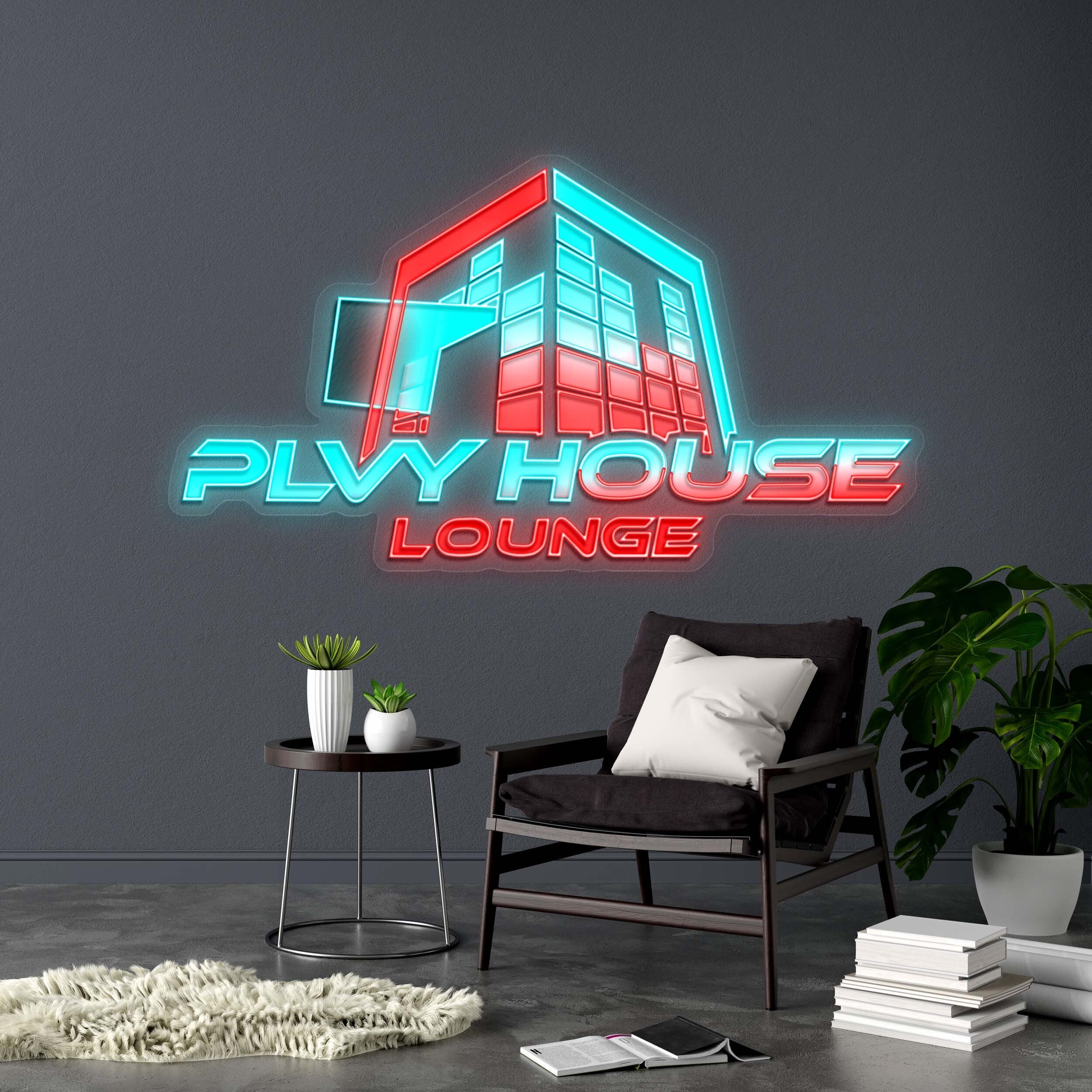 PLVY HOUSE - Premium Neon Artwork