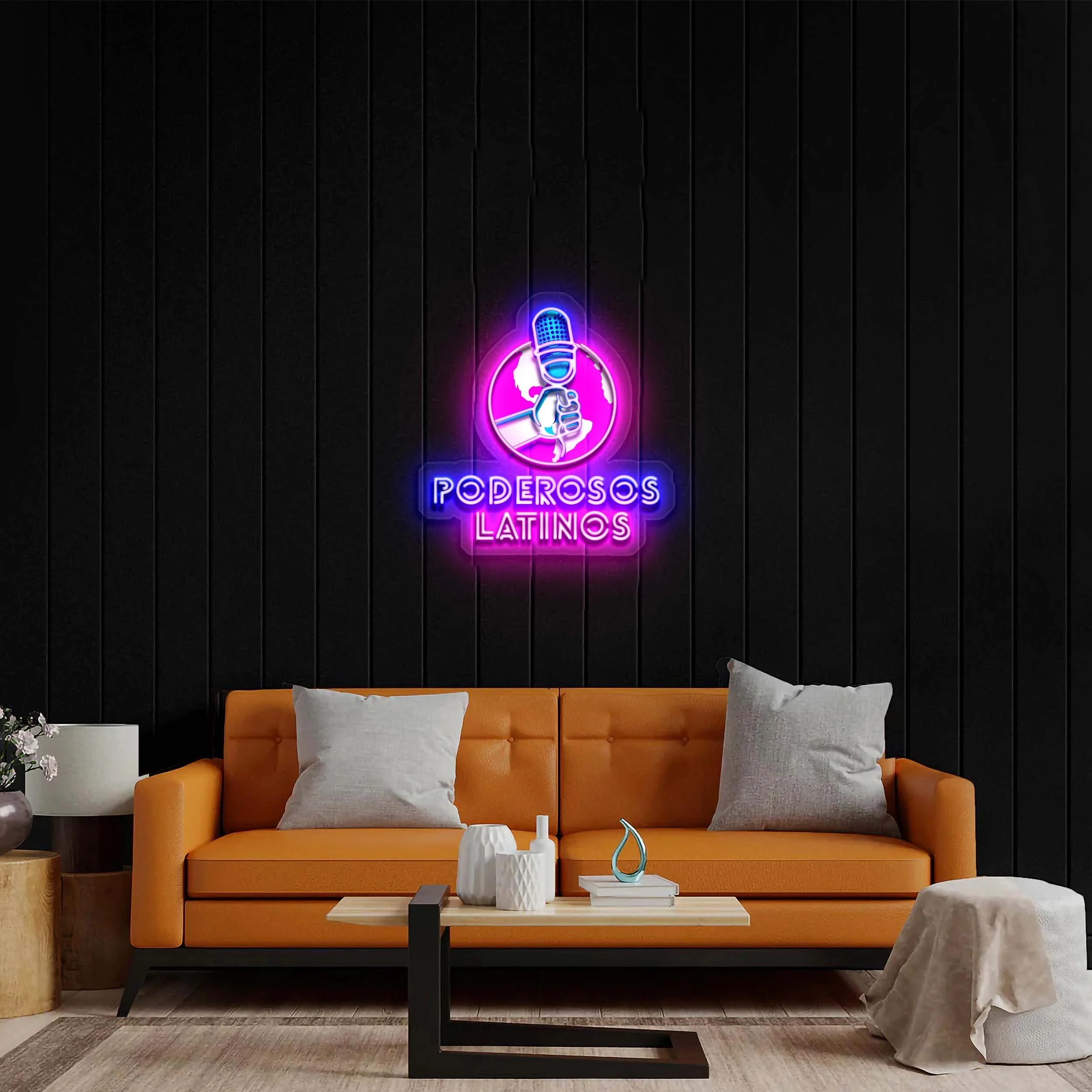 PODEROSOS - Premium Neon Artwork