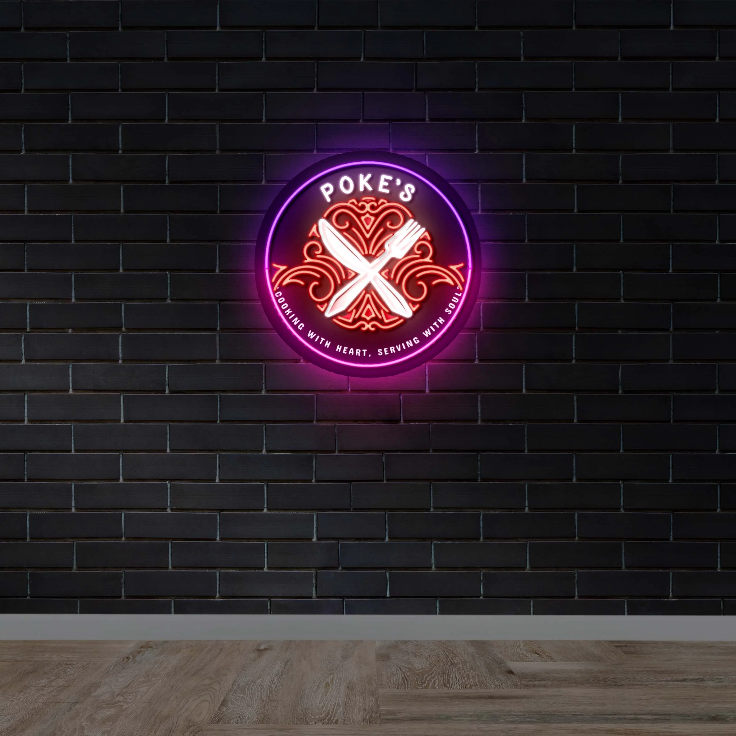 Poke’s - Premium Neon Artwork