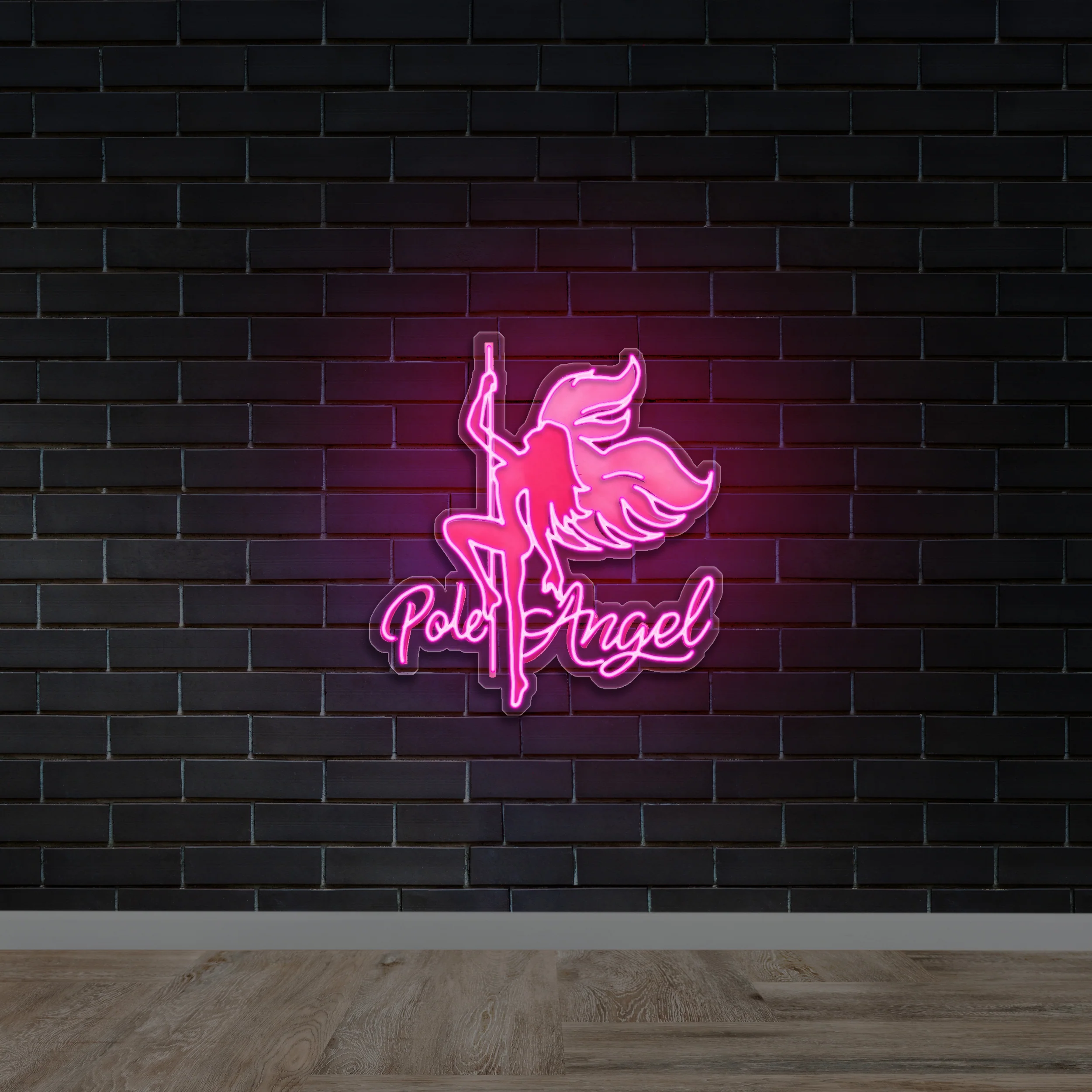 POLE ANGEL - Premium Neon Artwork