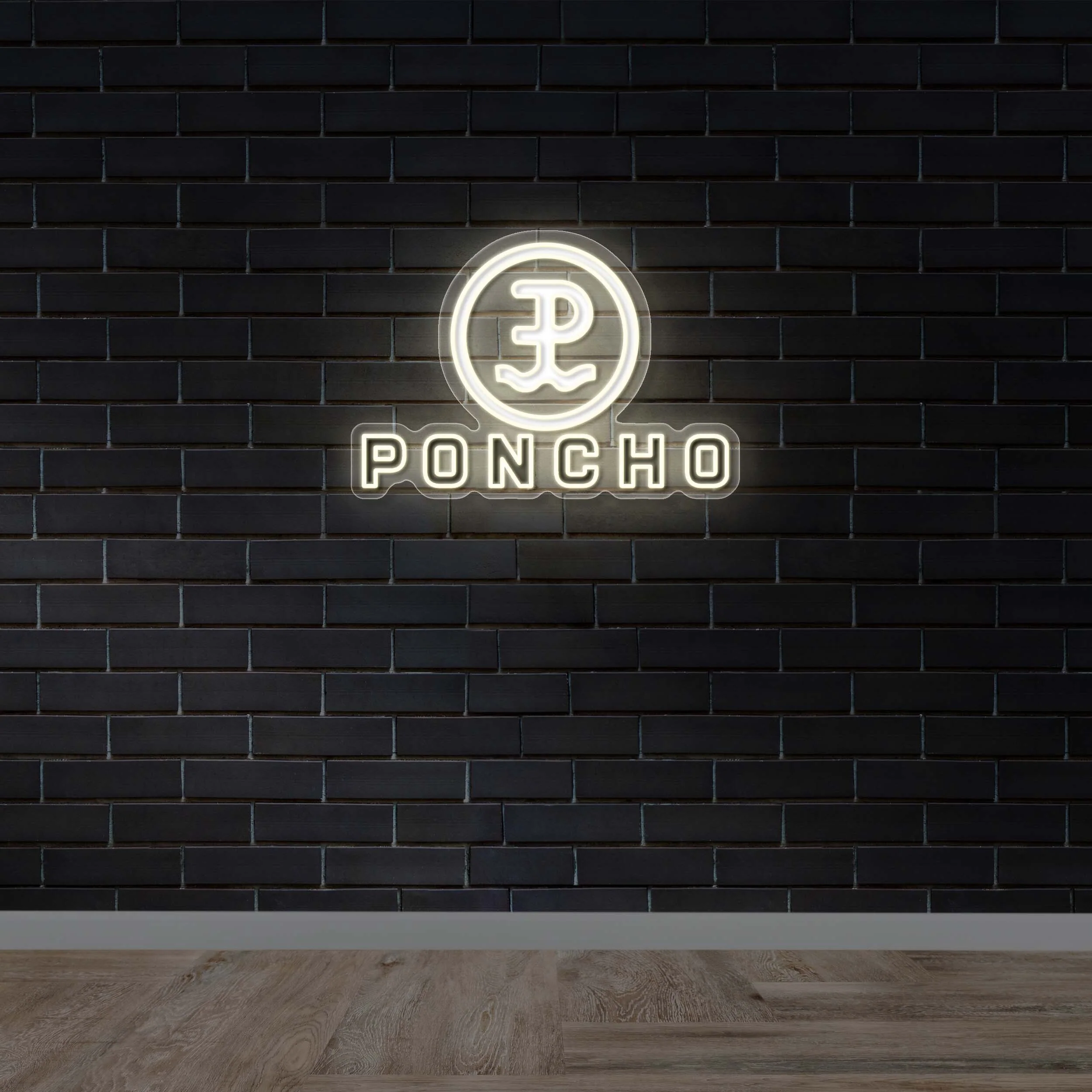PONCHO - Premium Neon Artwork