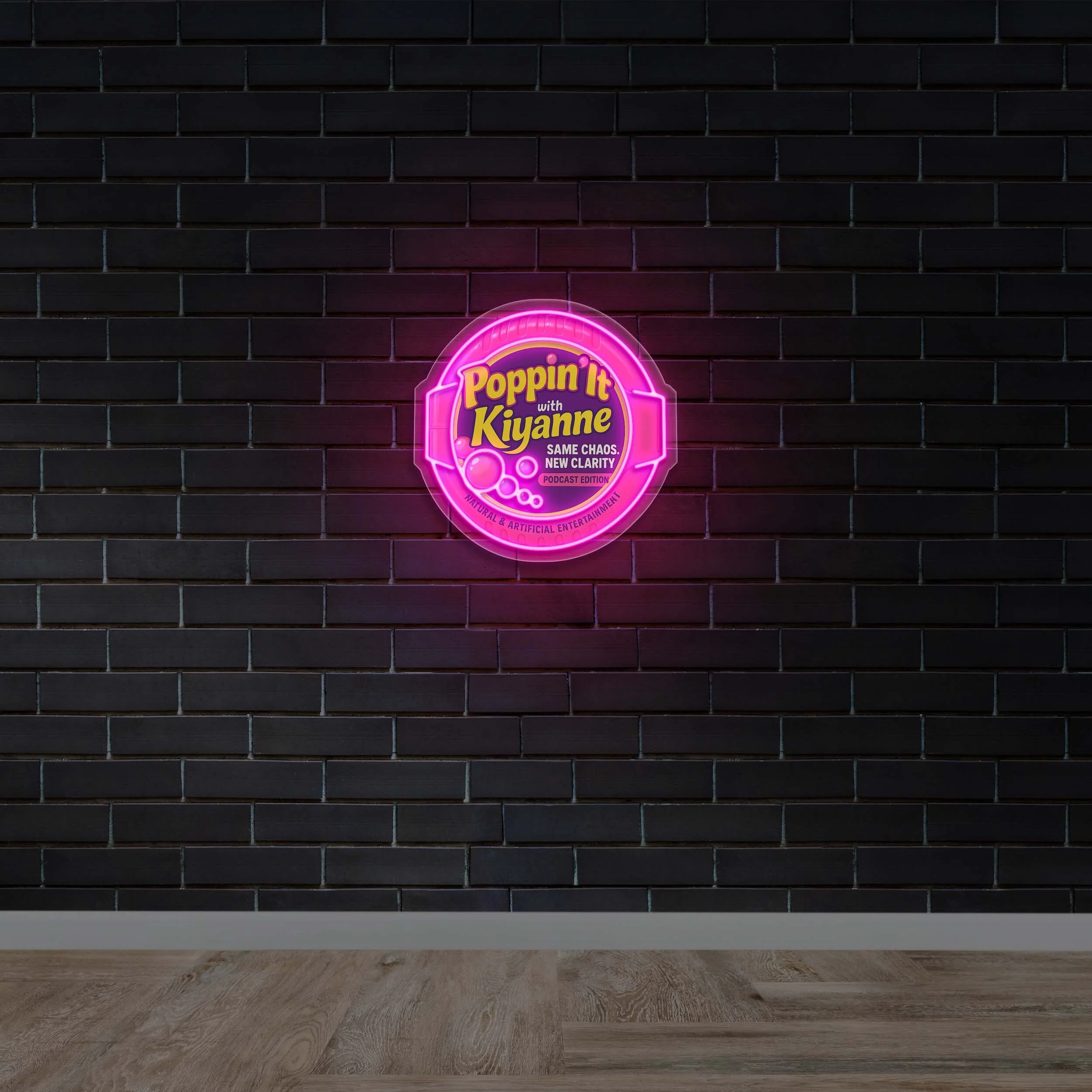 Poppin It with Kiyahne - Premium Neon Artwork