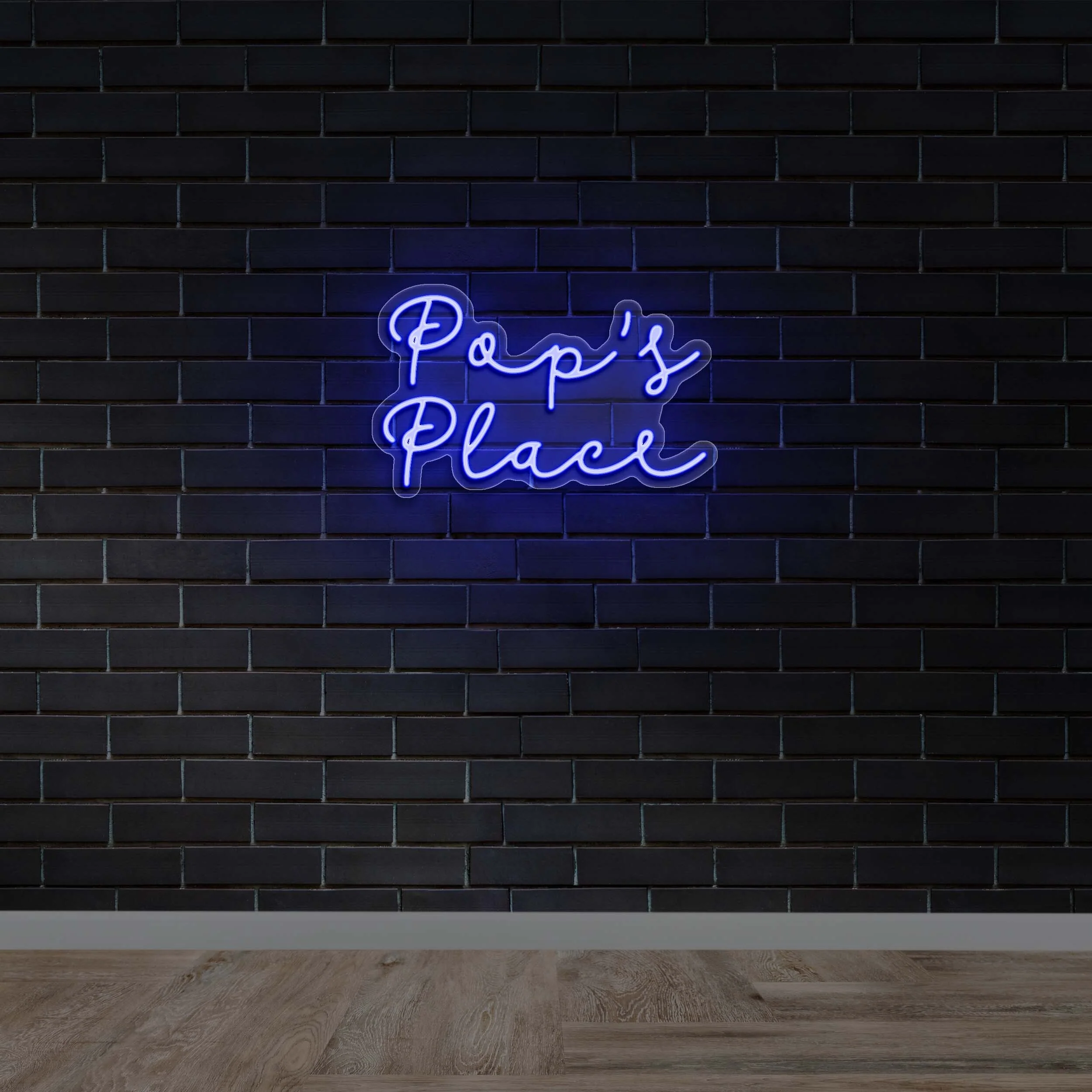Pop's Place - Premium Neon Artwork