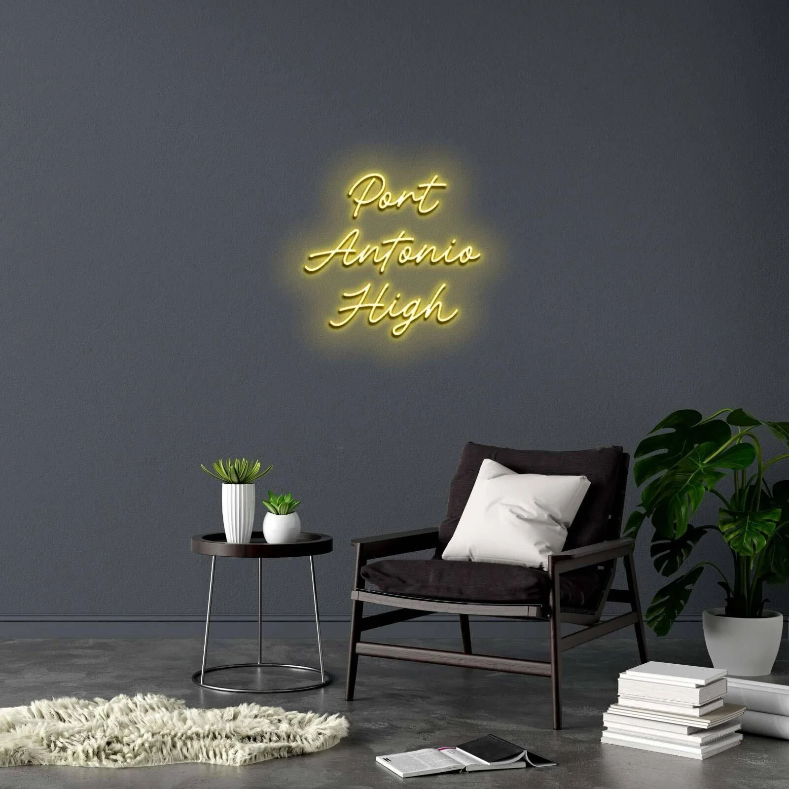 Port Antonio High - Premium Neon Artwork