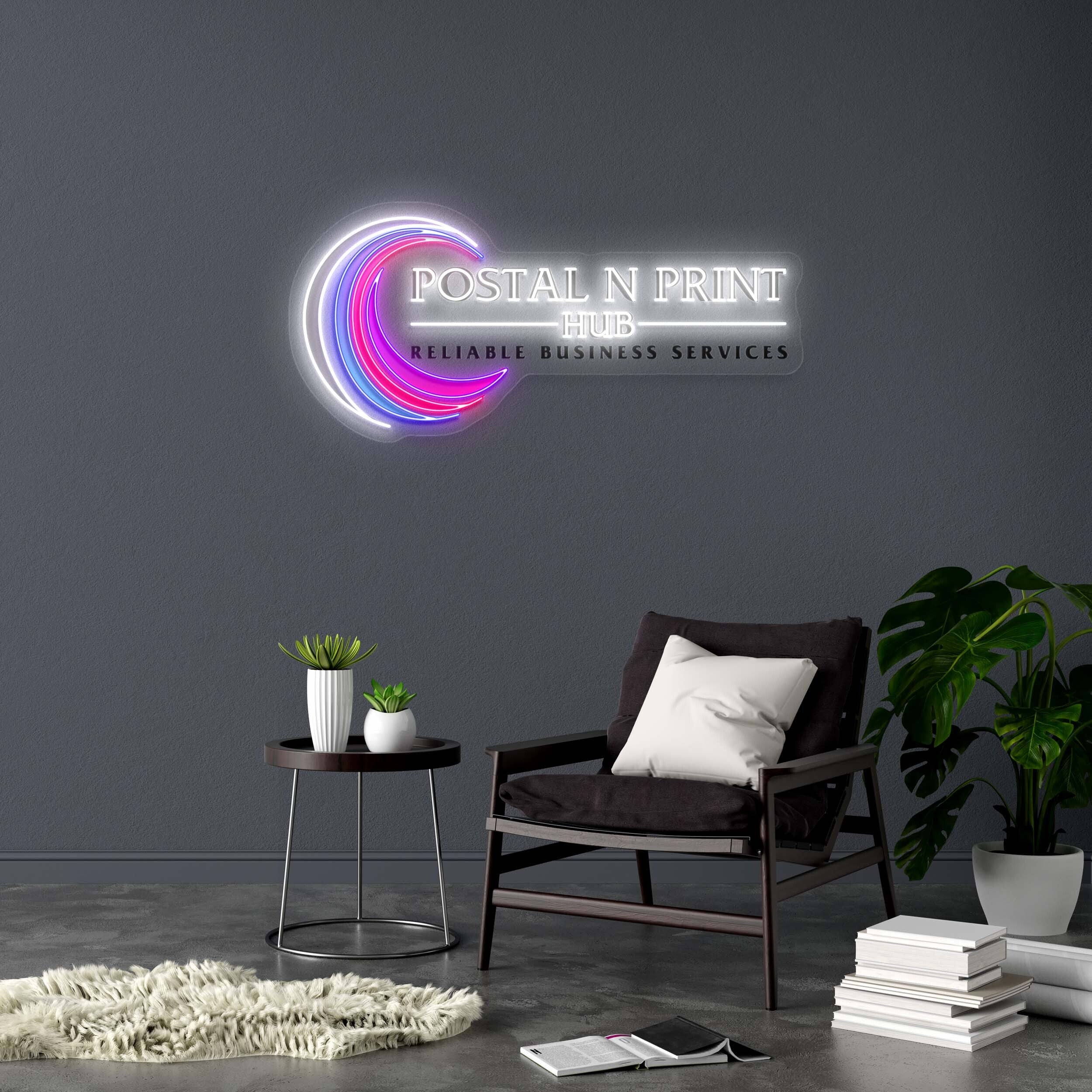 POSTAL N PRINT - Premium Neon Artwork