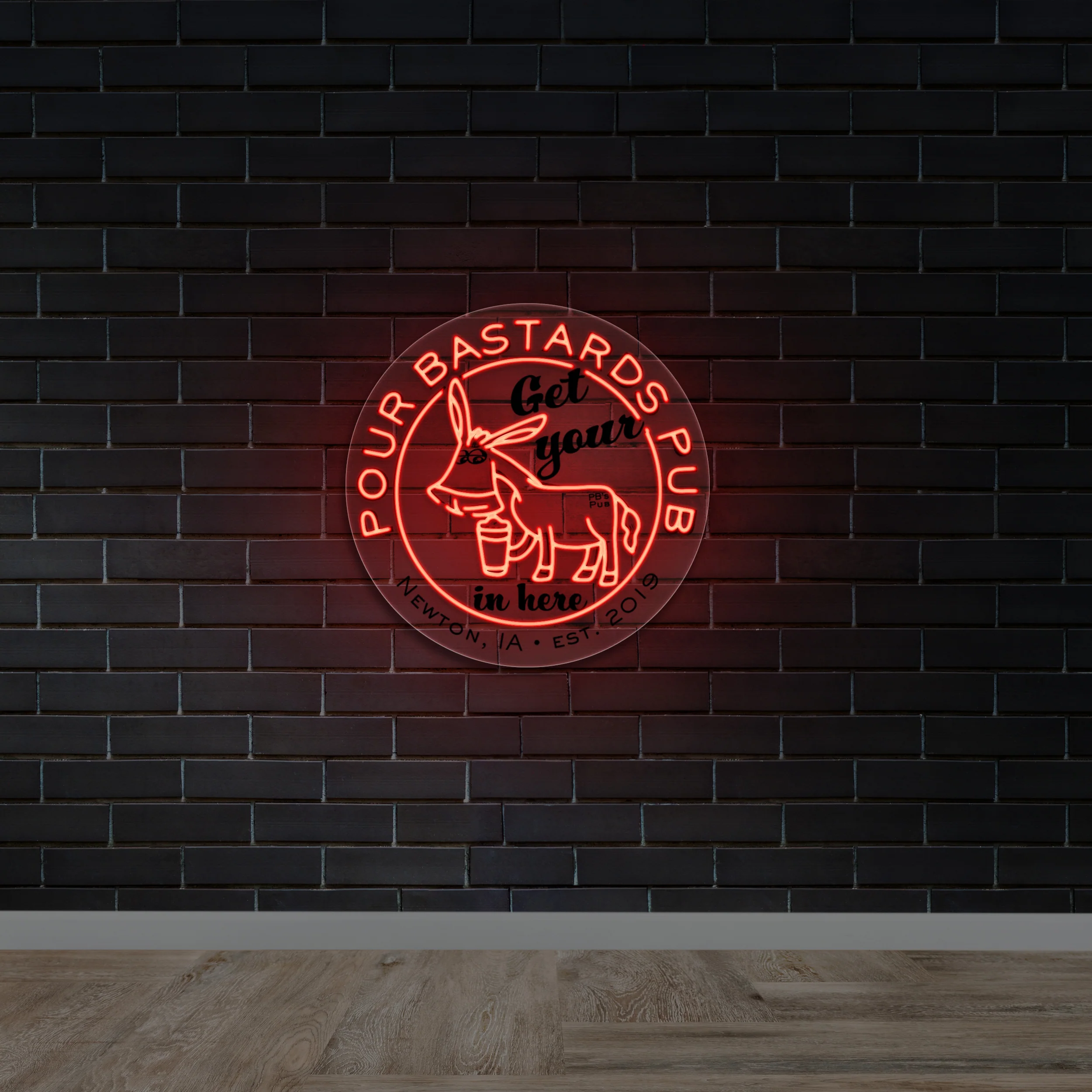 POUR BASTARDS PUB - Premium Neon Artwork