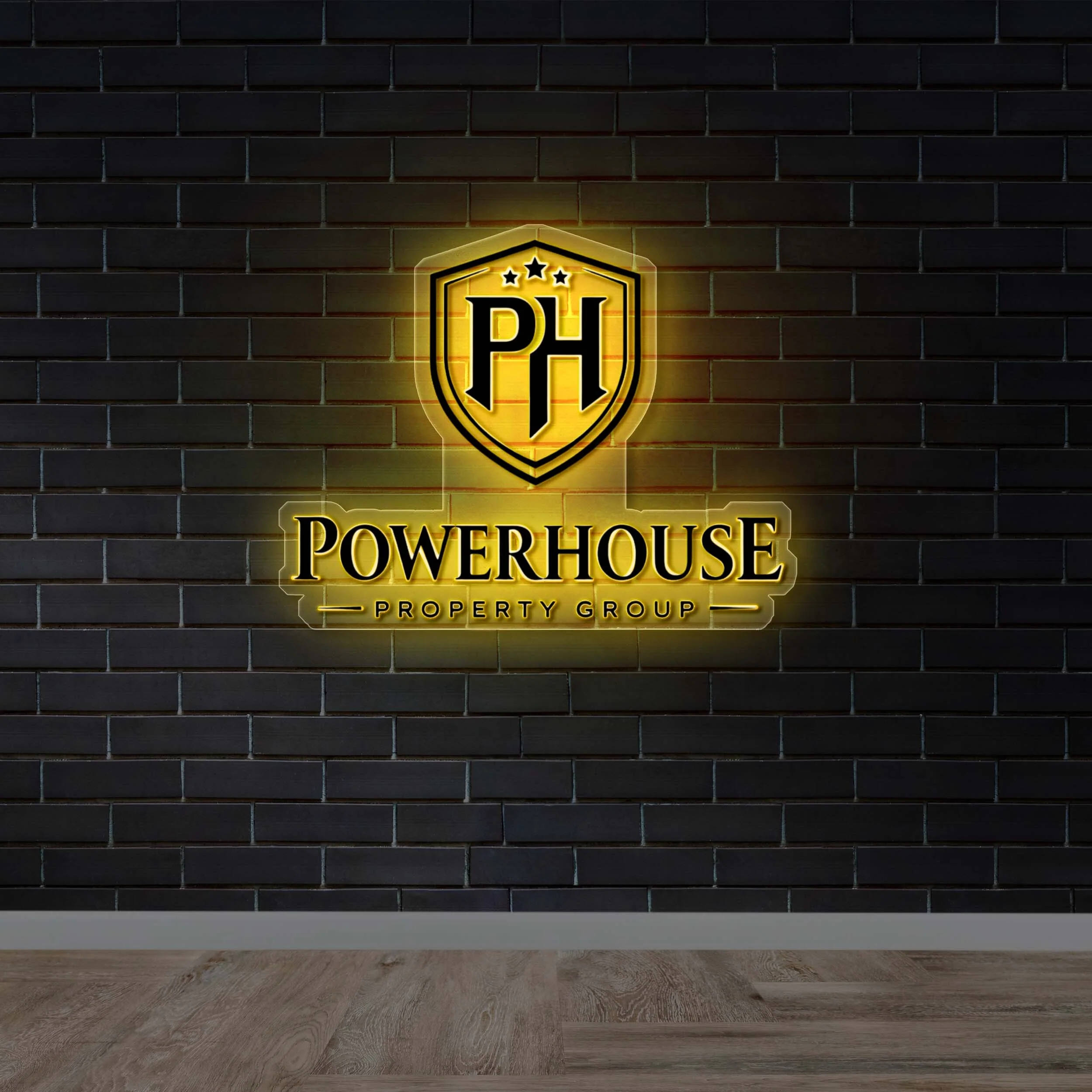 POWER HOUSE | Backlit Version - Premium Neon Artwork