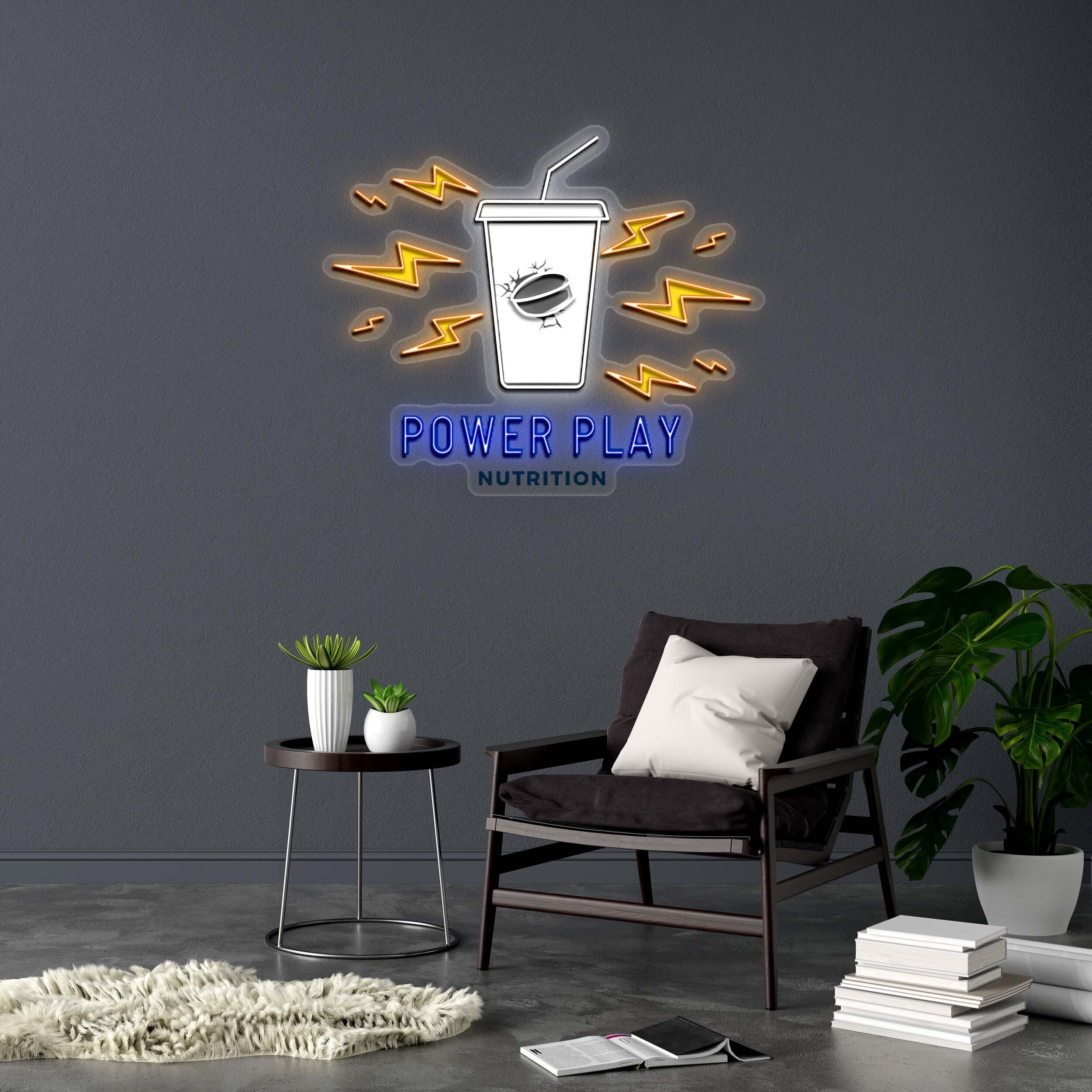 POWER PLAY - Premium Neon Artwork - Image 2