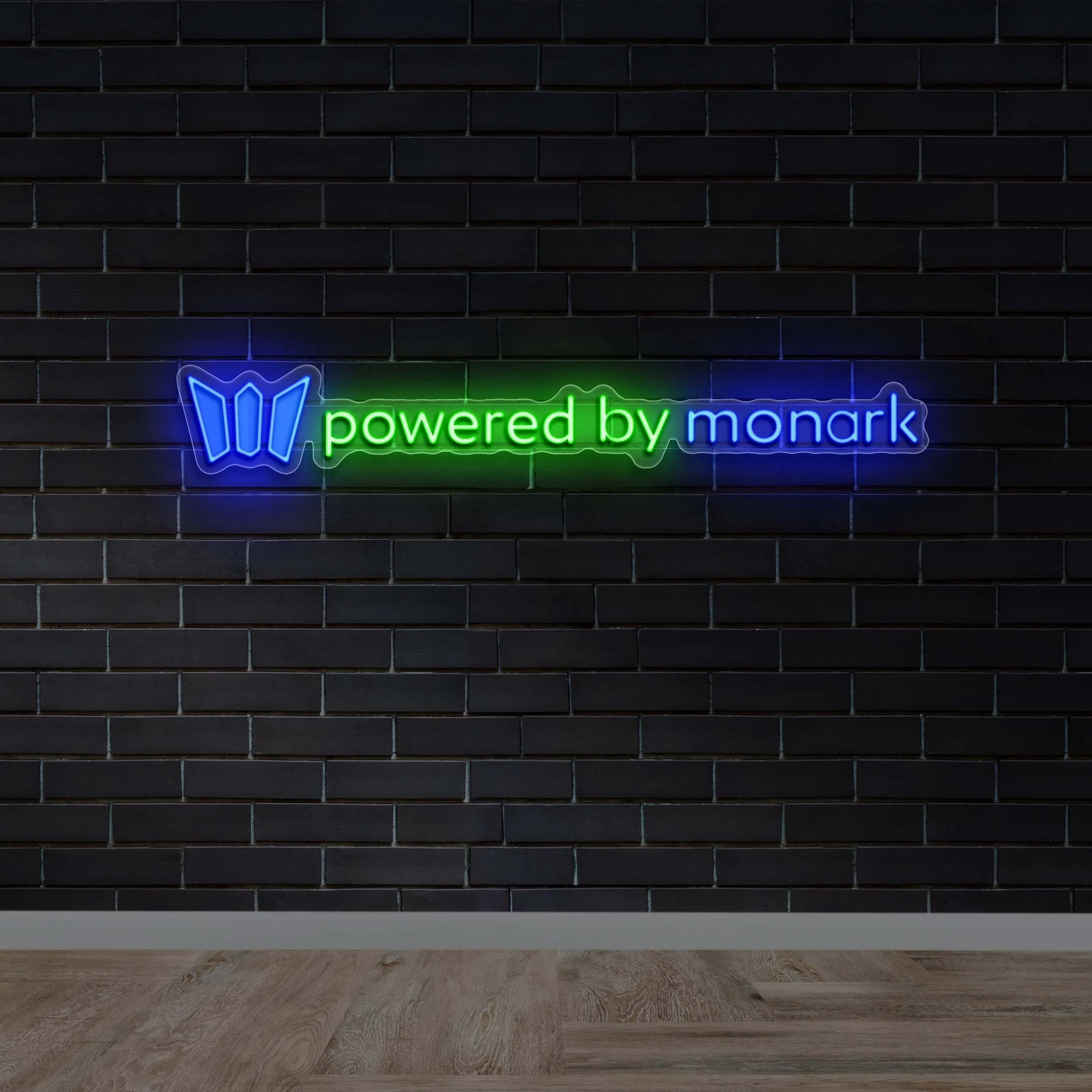 Powered by Monark - Premium Neon Artwork