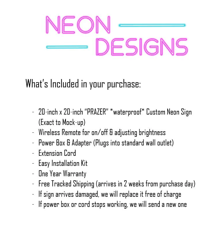PRAZER - Premium Neon Artwork - Image 2
