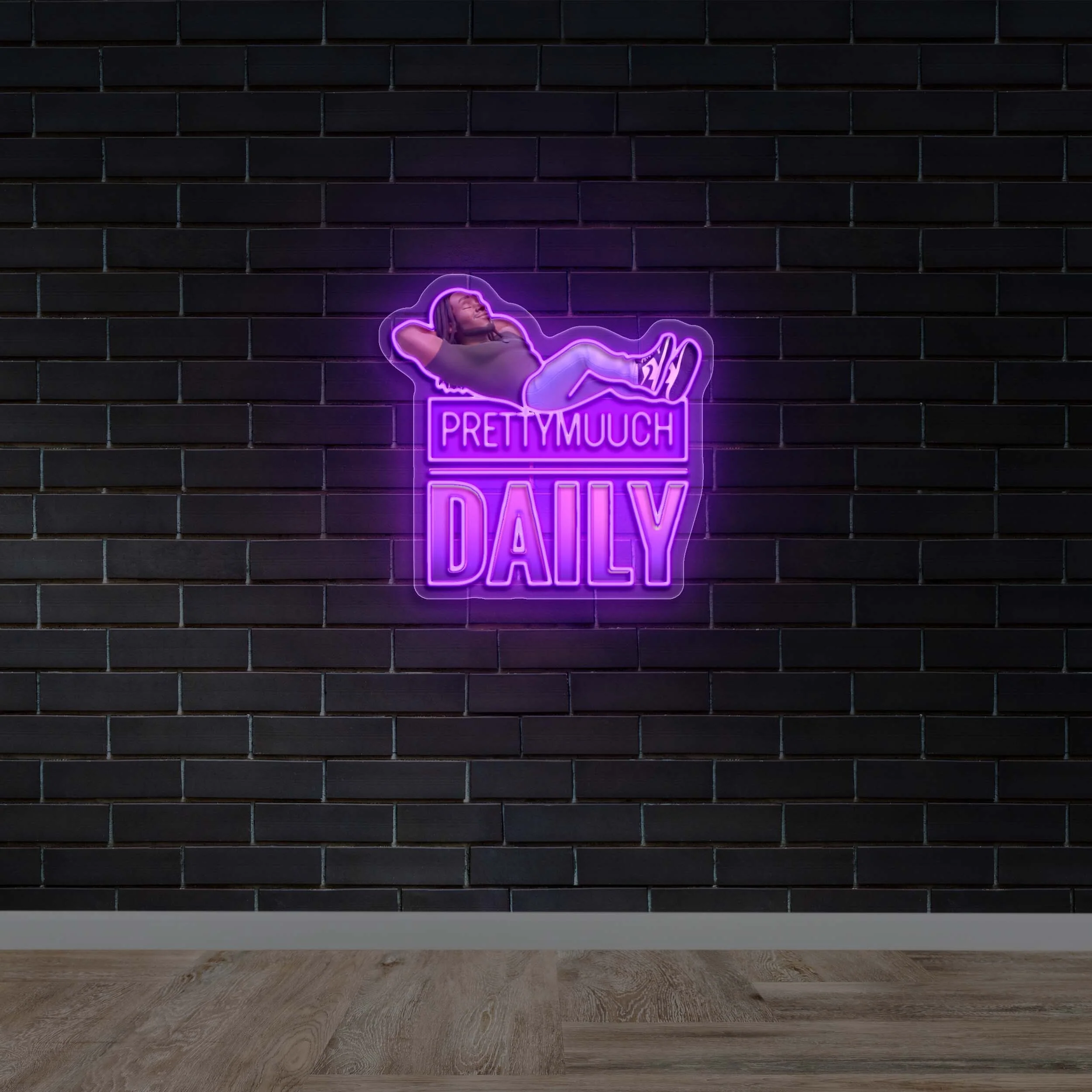 Pretty Much Delay - Premium Neon Artwork