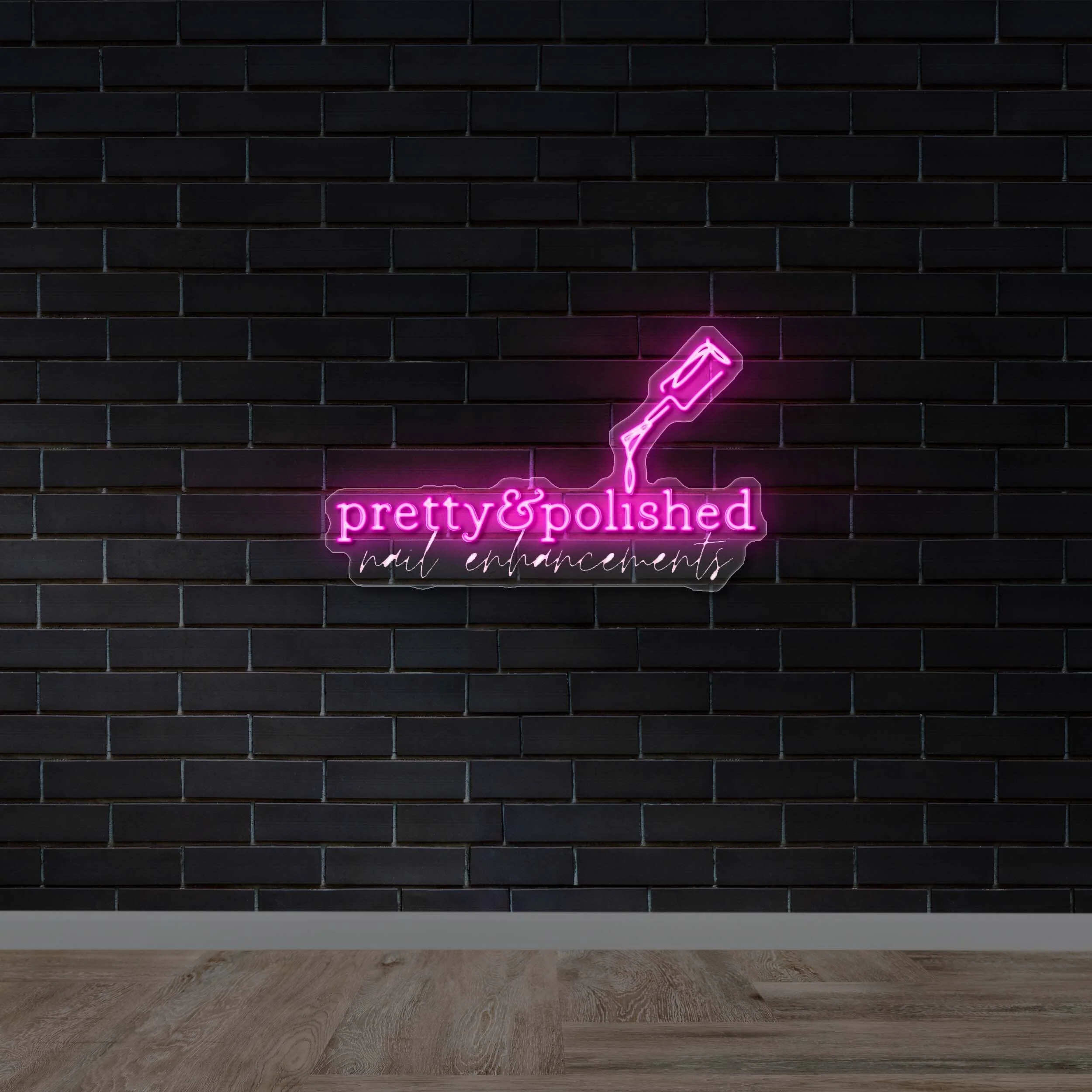 pretty & polished - Premium Neon Artwork