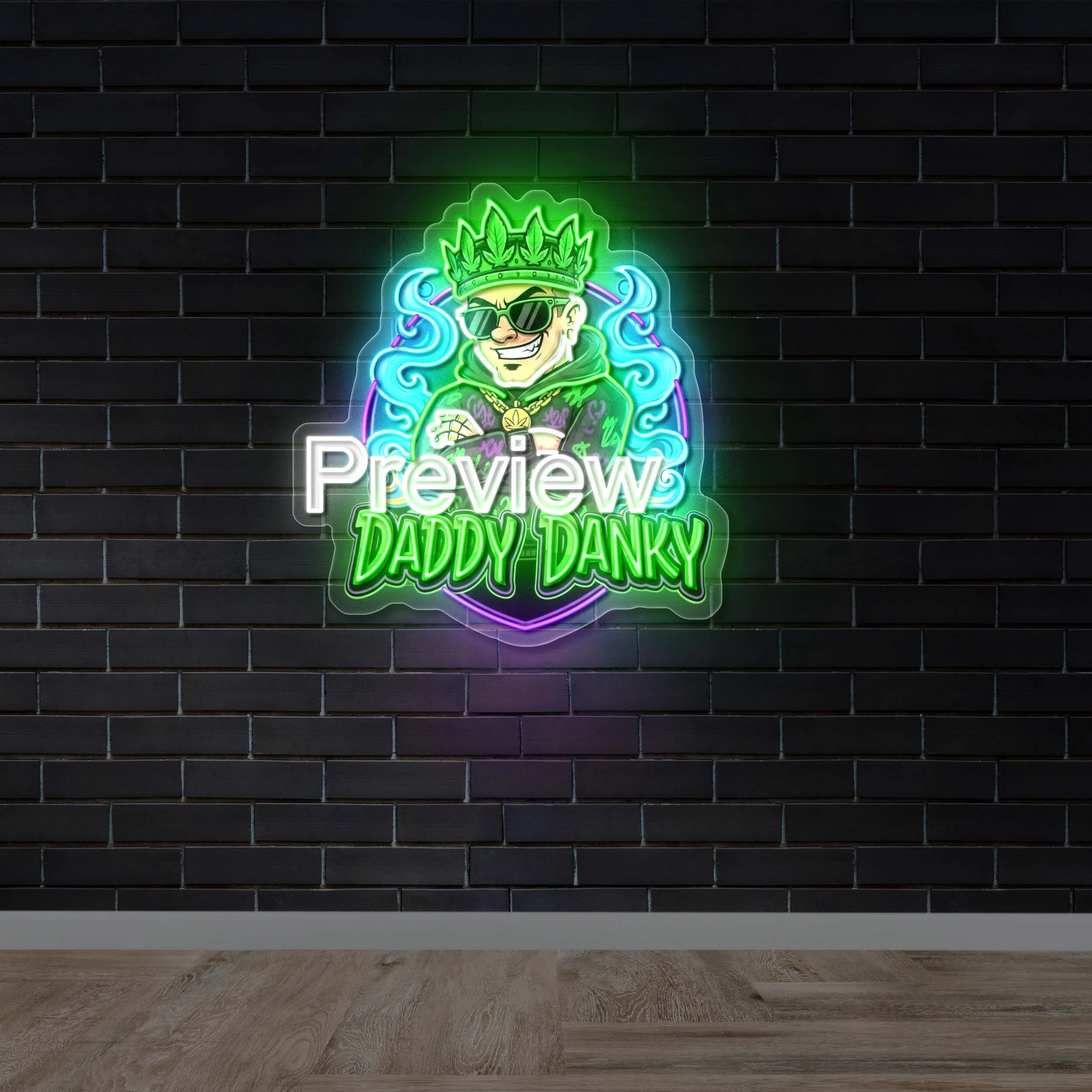 Preview Daddy Danky - Premium Neon Artwork