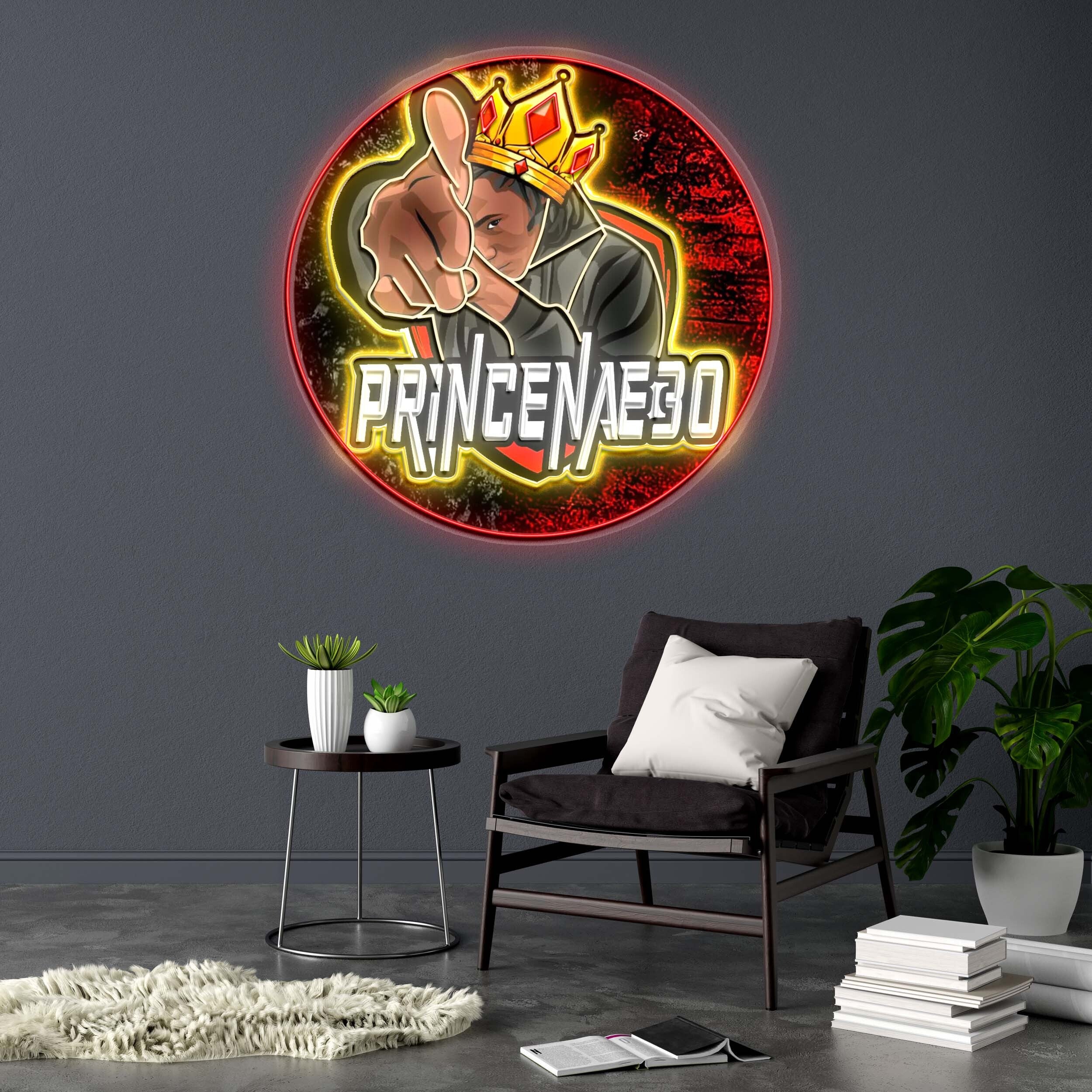 PRINCENAE30 - Premium Neon Artwork