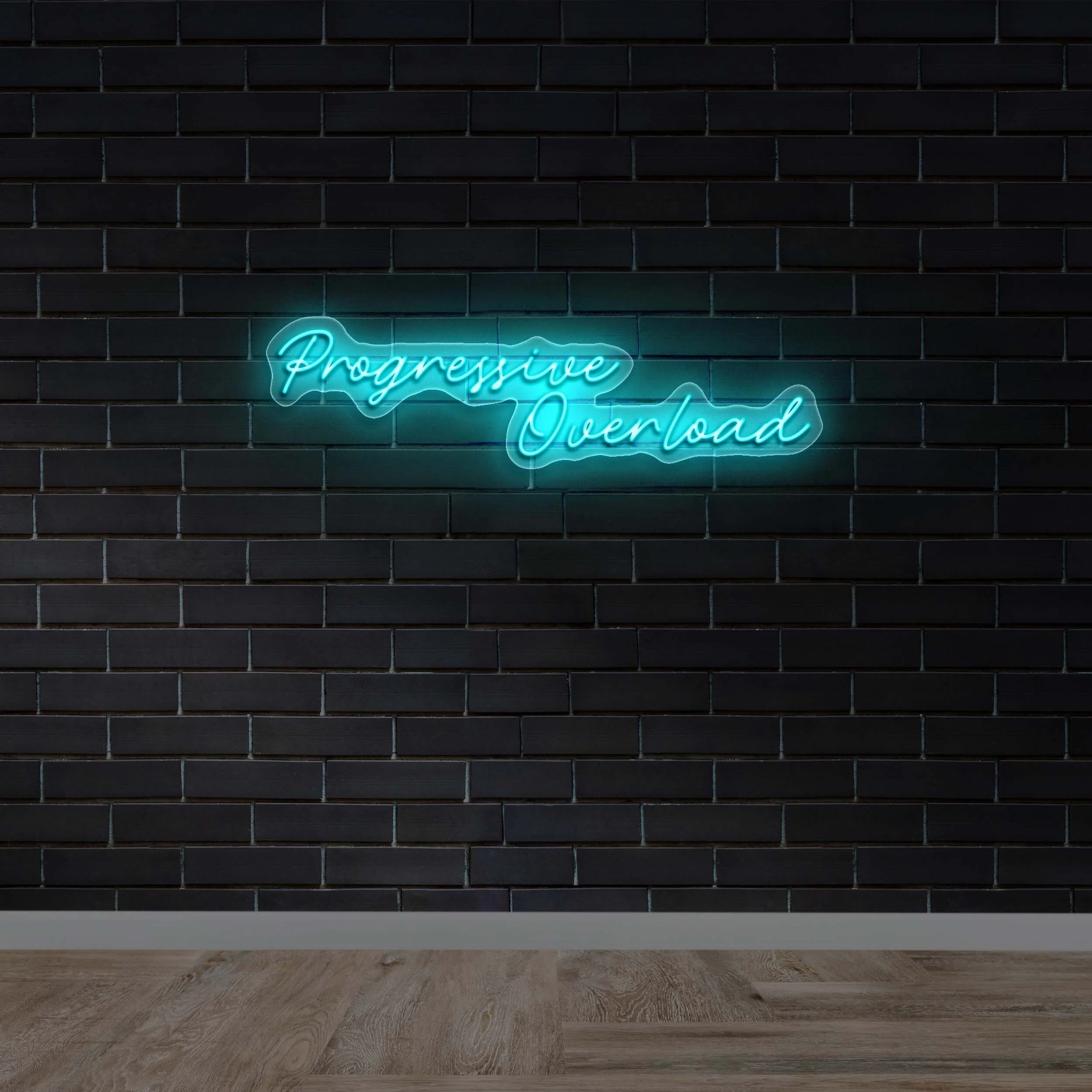 Progressive Overload - Premium Neon Artwork