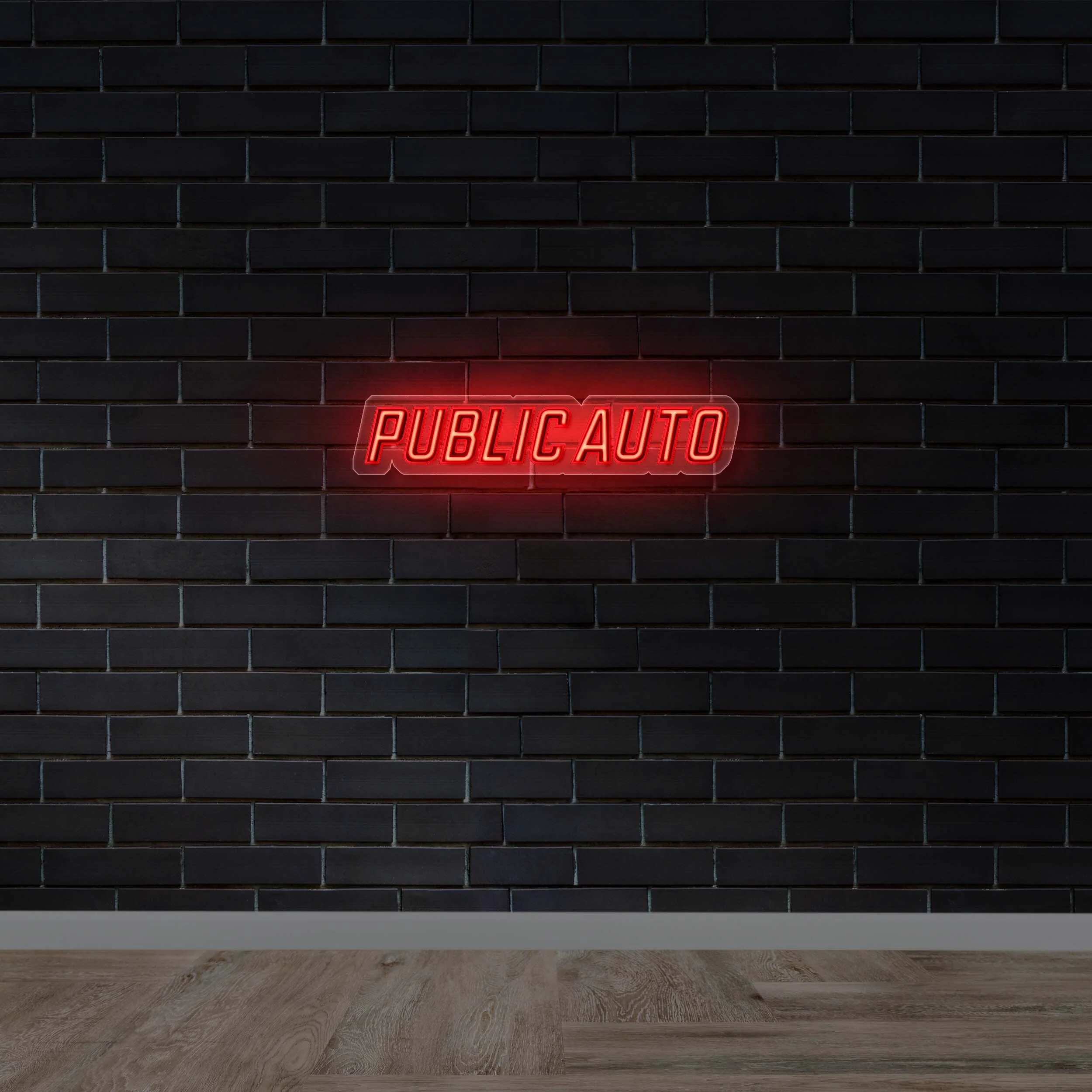 Public Auto - Premium Neon Artwork