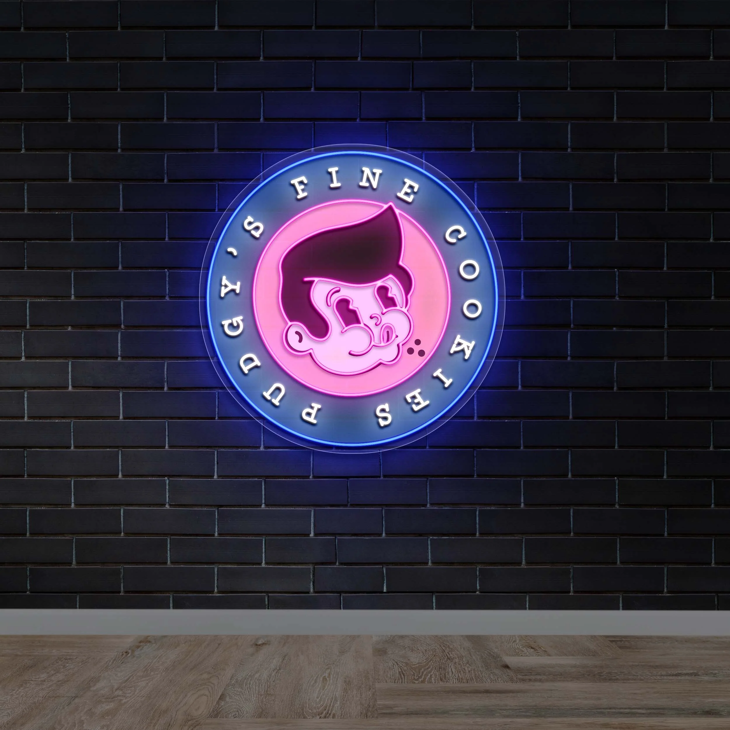 Pudgy’s Fine Cookies - Premium Neon Artwork