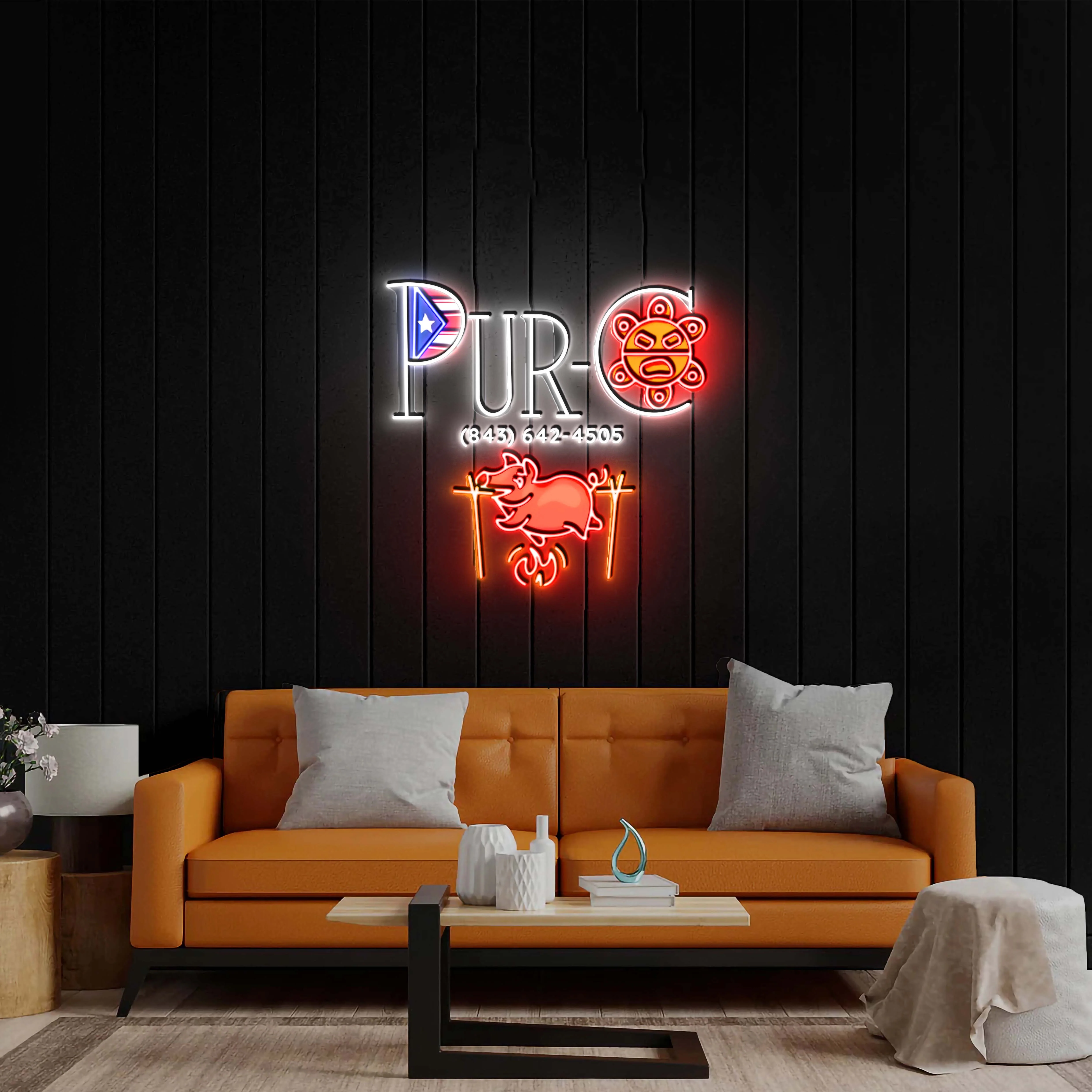 Pur- C - Premium Neon Artwork