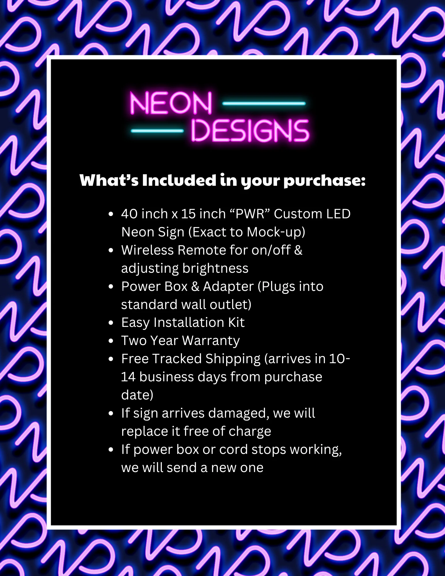 PWR - Premium Neon Artwork - Image 2