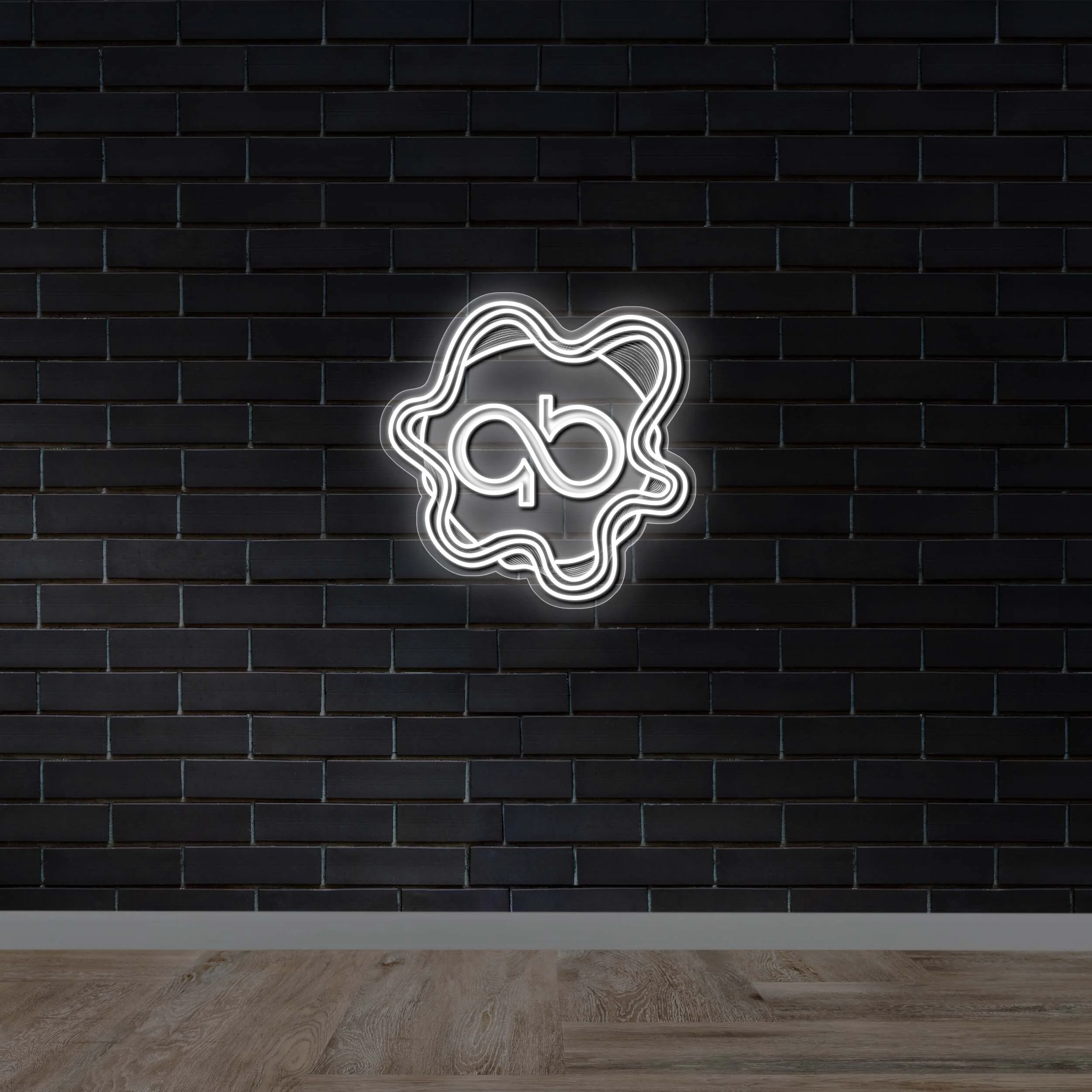 Quantum Beat Logo – Premium Neon Artwork