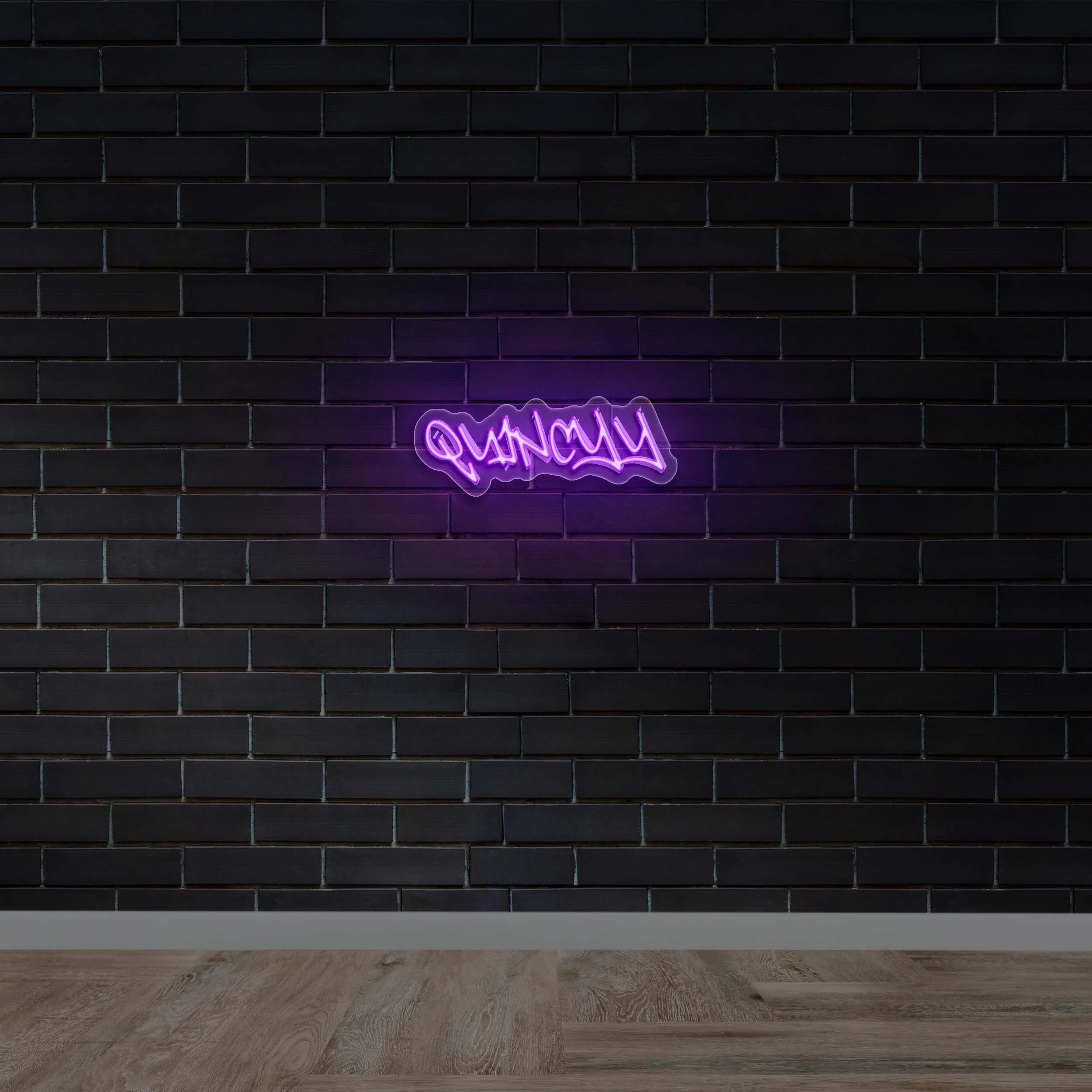 QUINCYY - Premium Neon Artwork