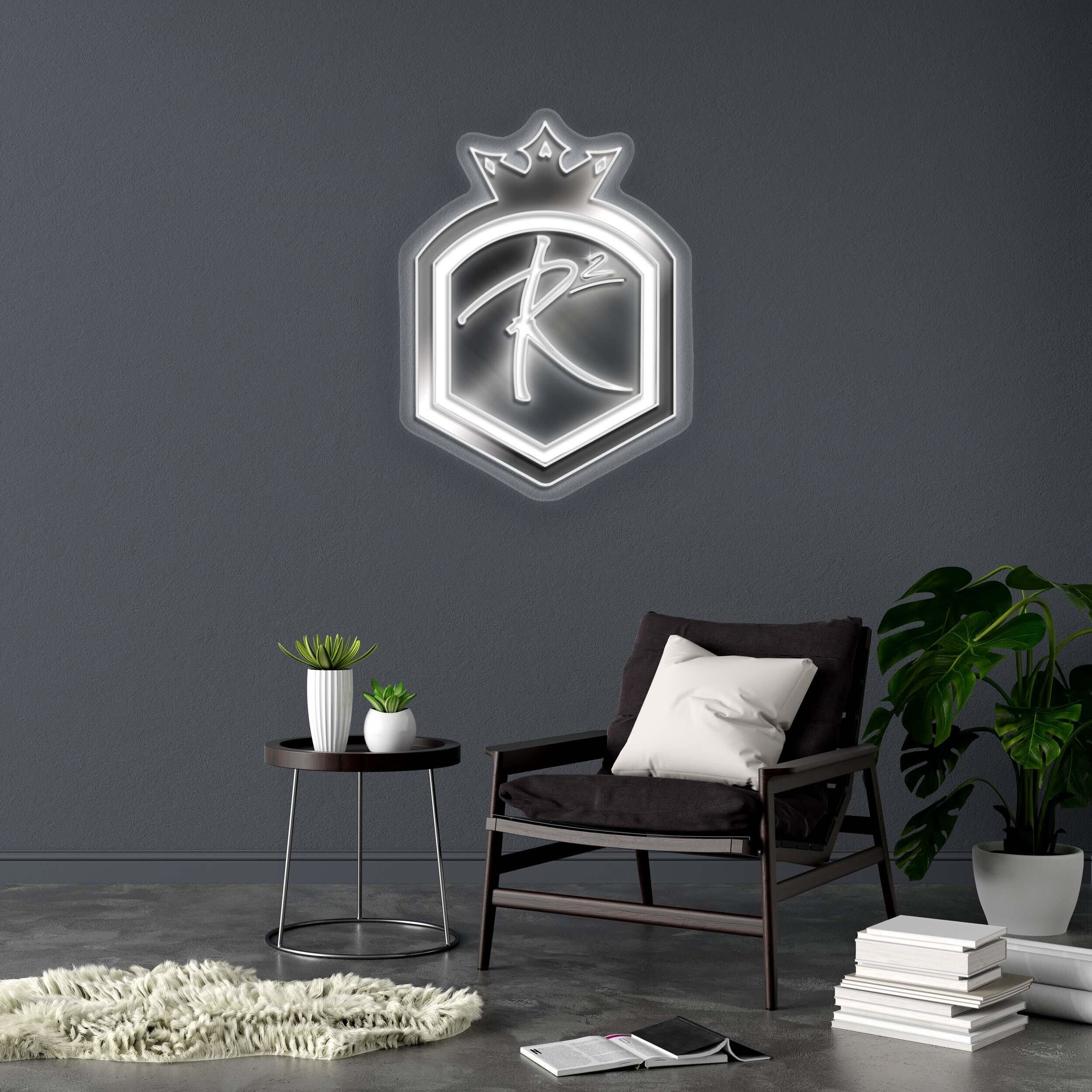 R² - Premium Neon Artwork