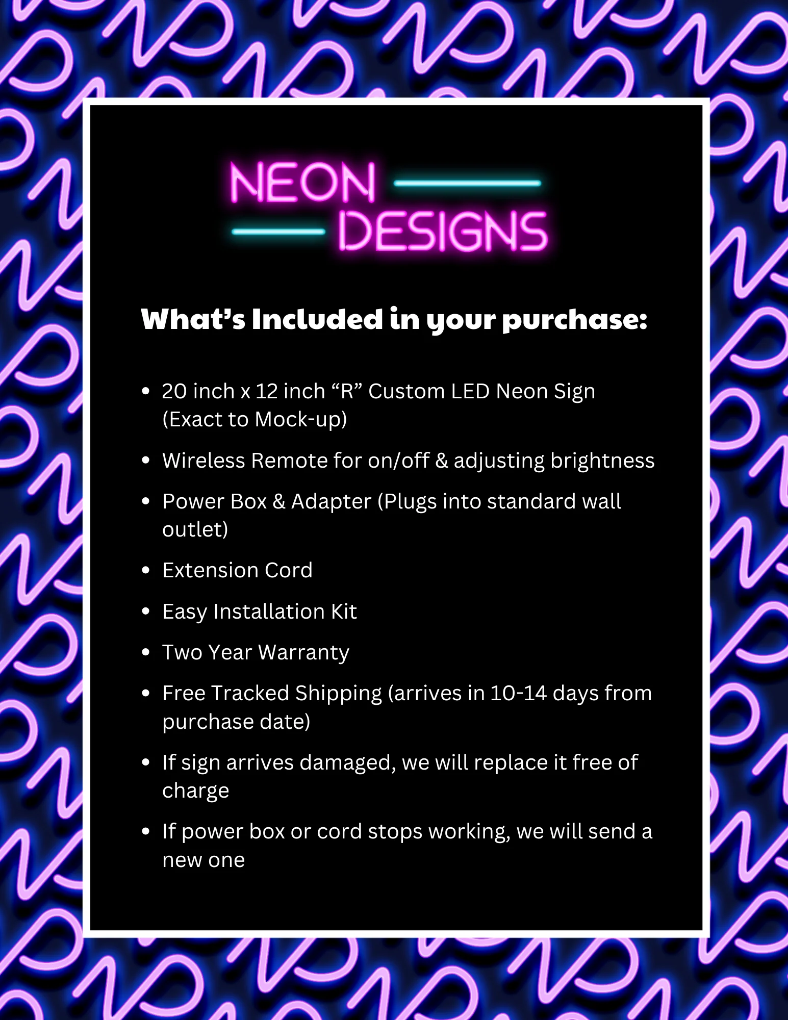 R - Premium Neon Artwork - Image 2