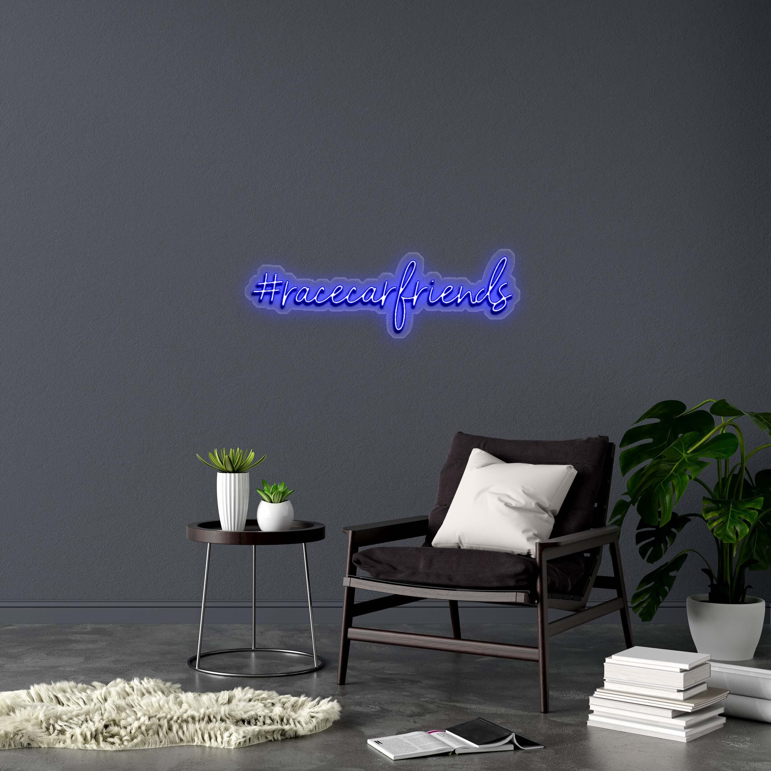 #racecarfriends - Premium Neon Artwork