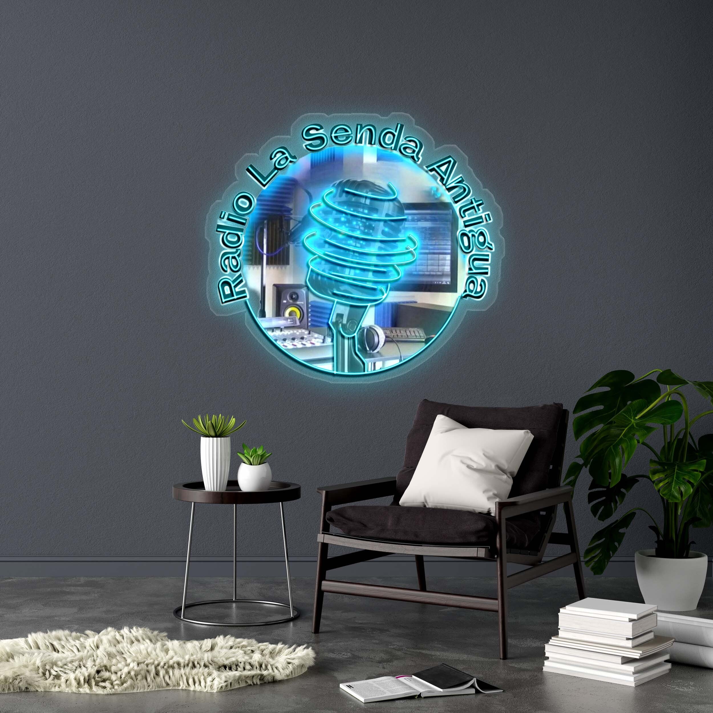 Radio La Senda Antigua - Premium Neon Artwork