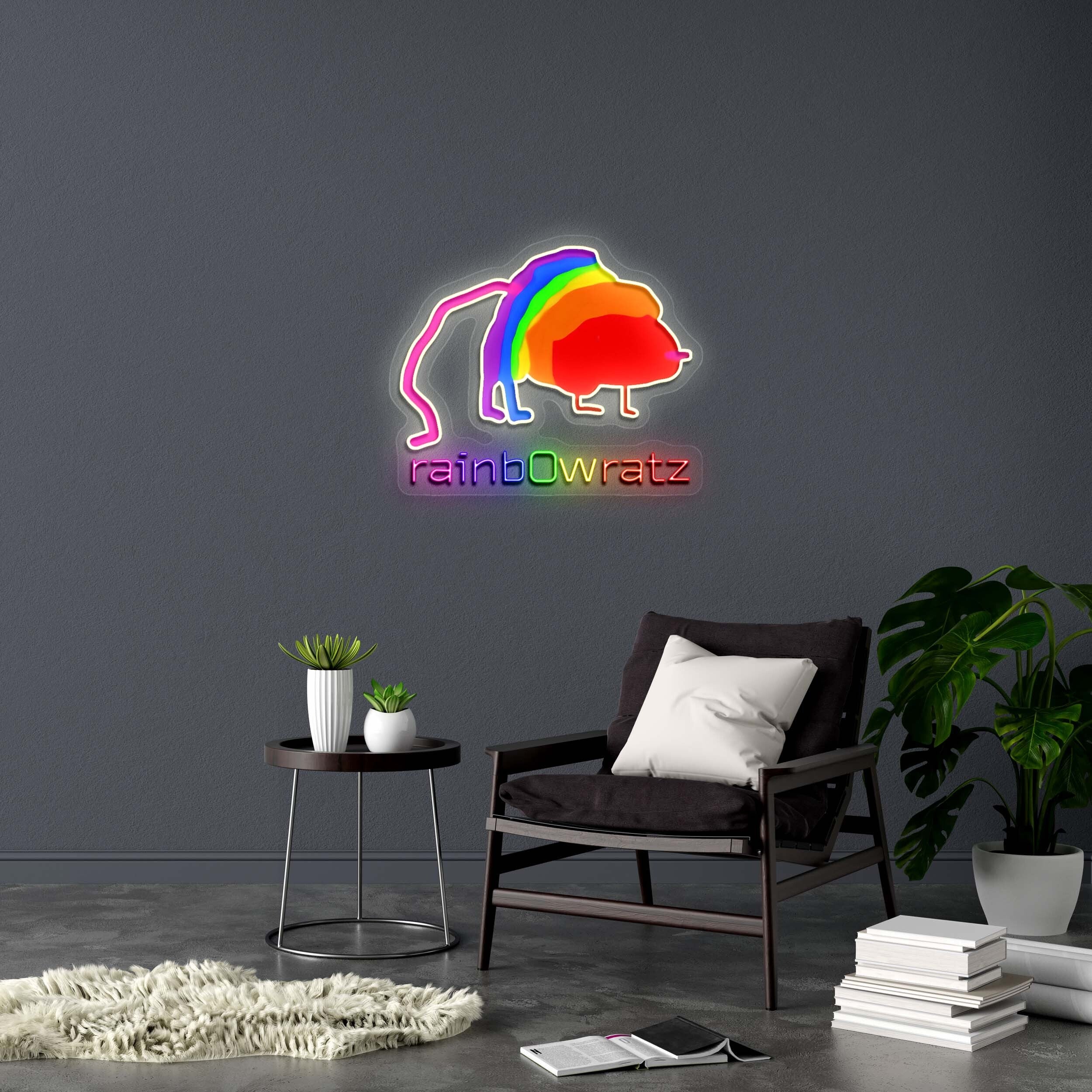 rainb0wratz - Premium Neon Artwork