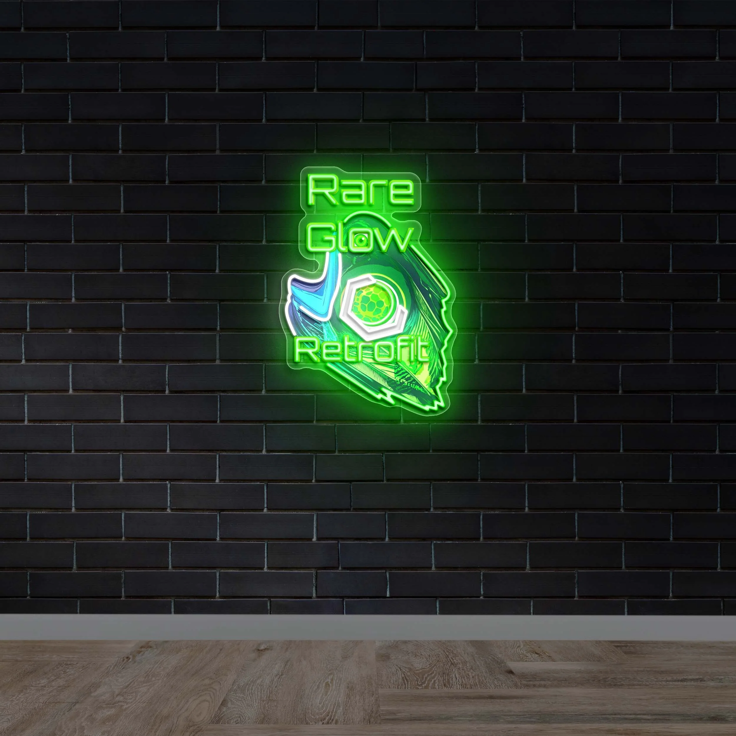 Rare Glow Retrofit - Premium Neon Artwork