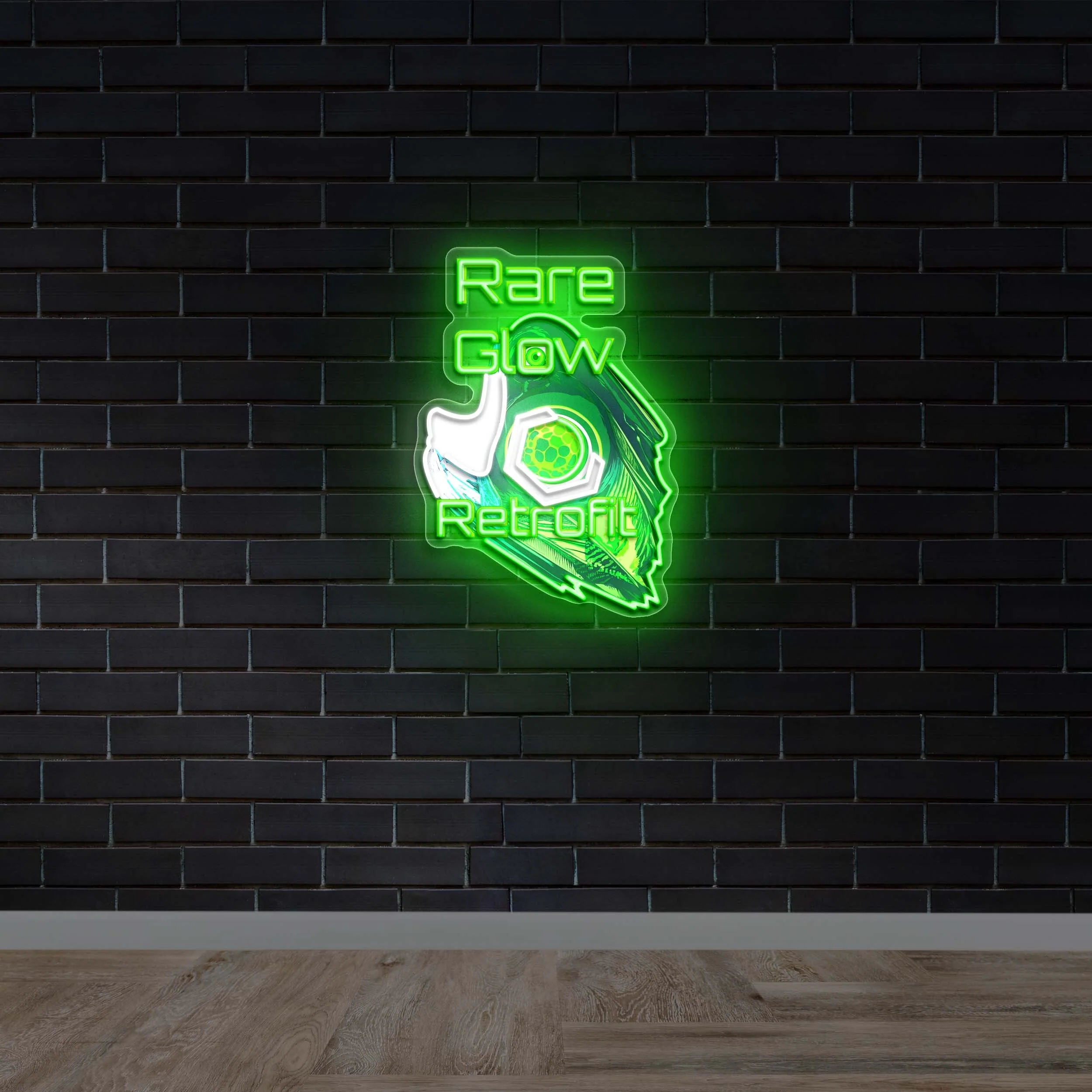 Rare Glow Retrofit - Premium Neon Artwork - Image 2