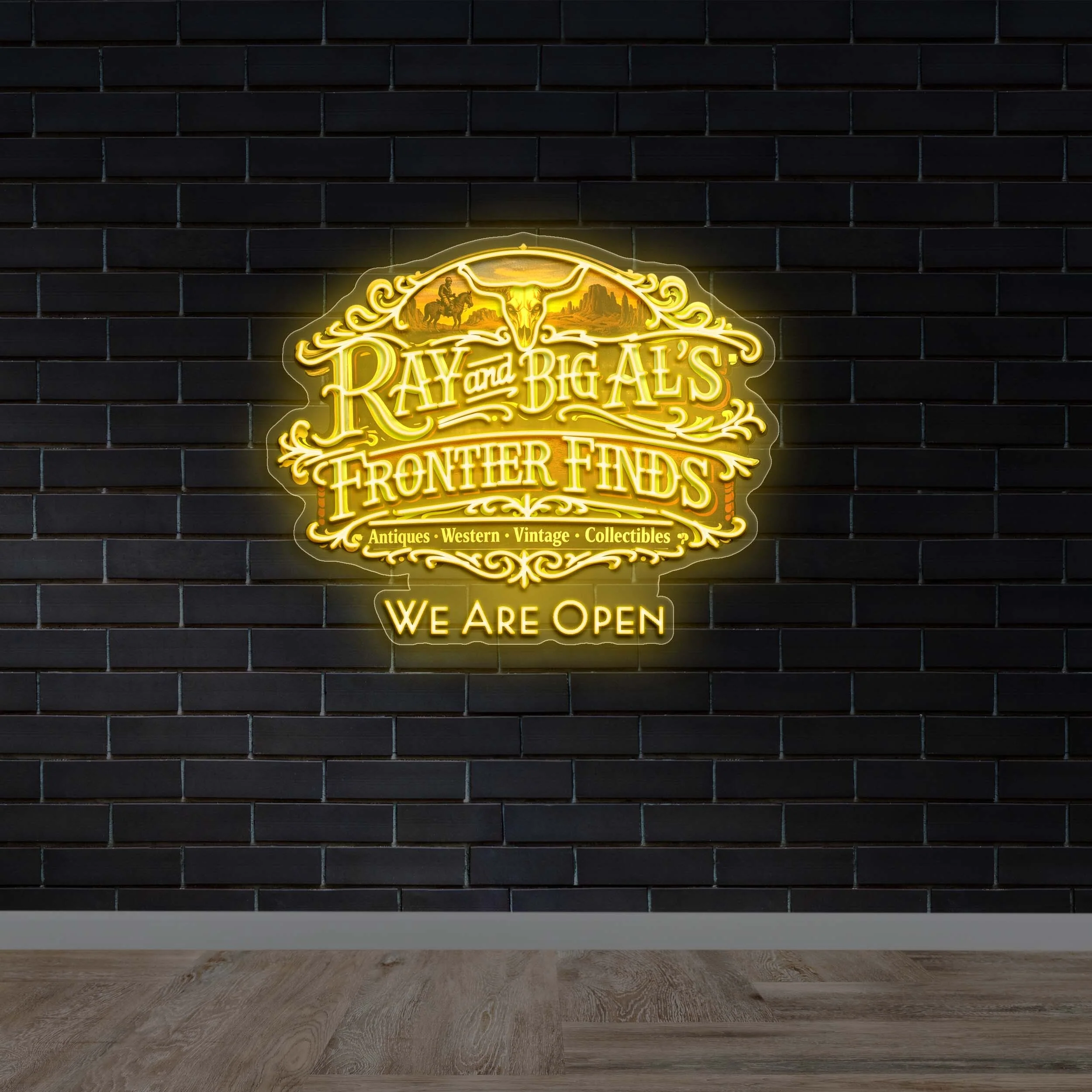 RAY and BIG AL'S -  Premium Neon Artwork