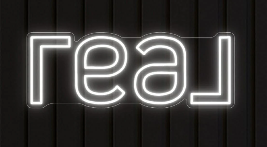 real - Premium Neon Artwork
