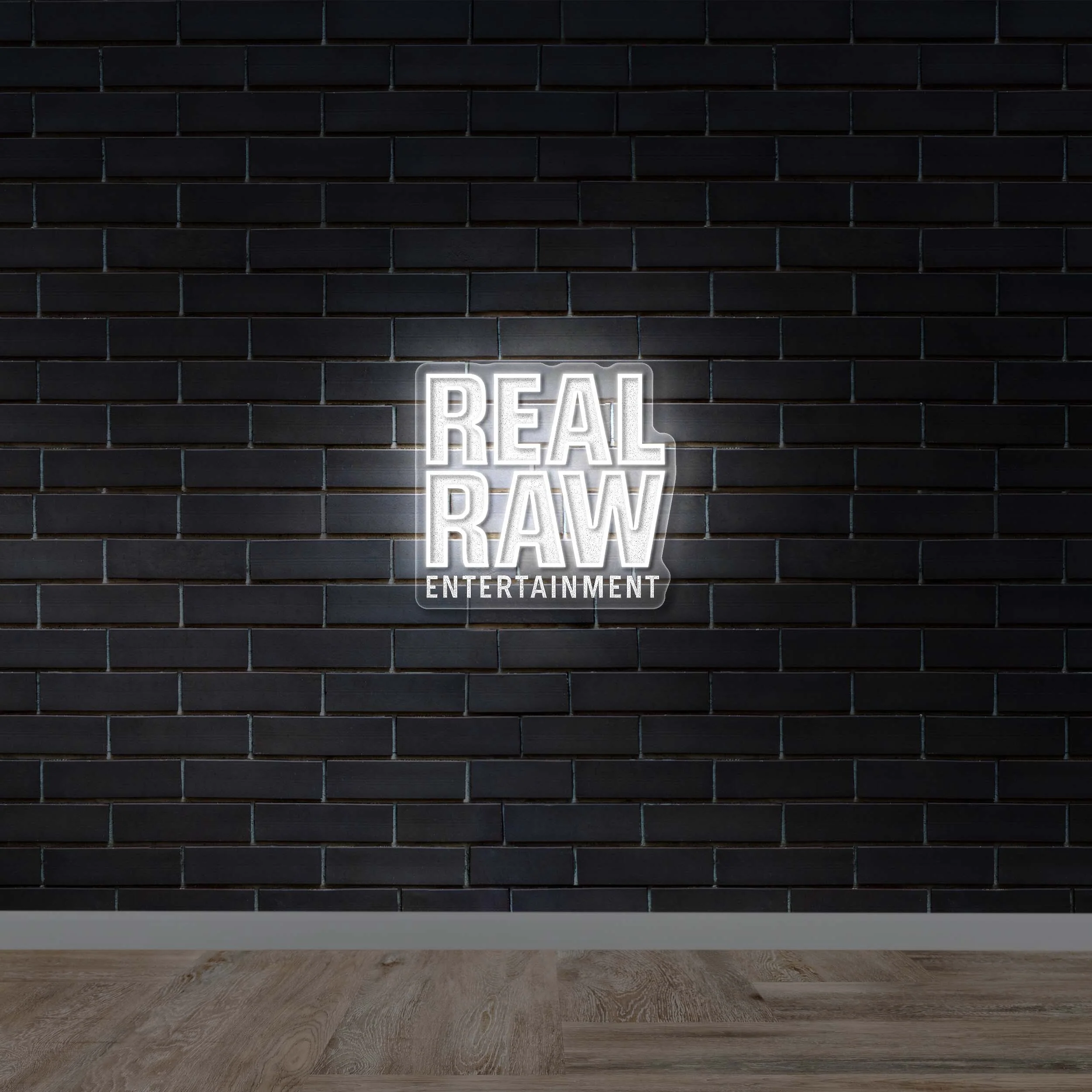 Real Raw Entertainment - Premium Neon Artwork