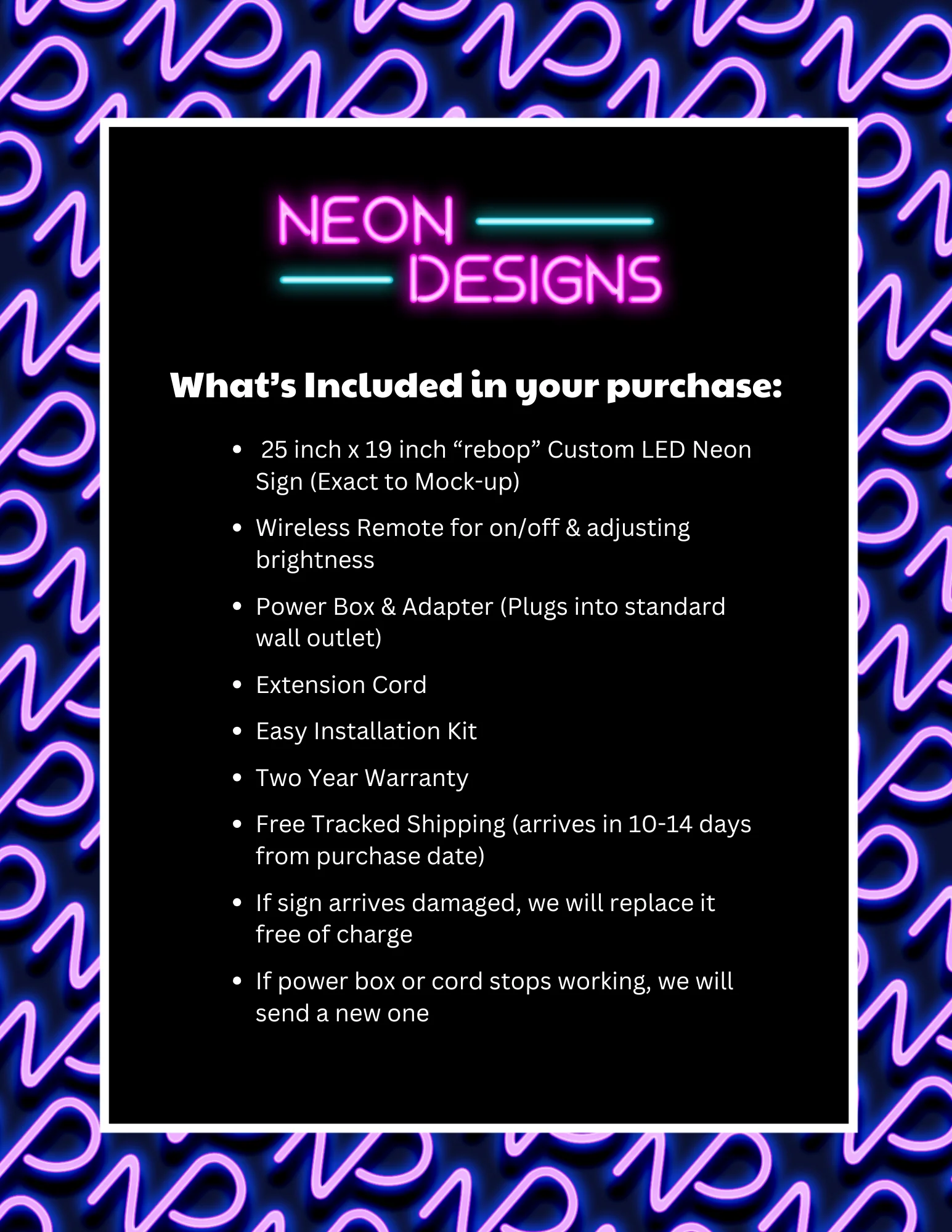 rebop - Premium Neon Artwork - Image 2