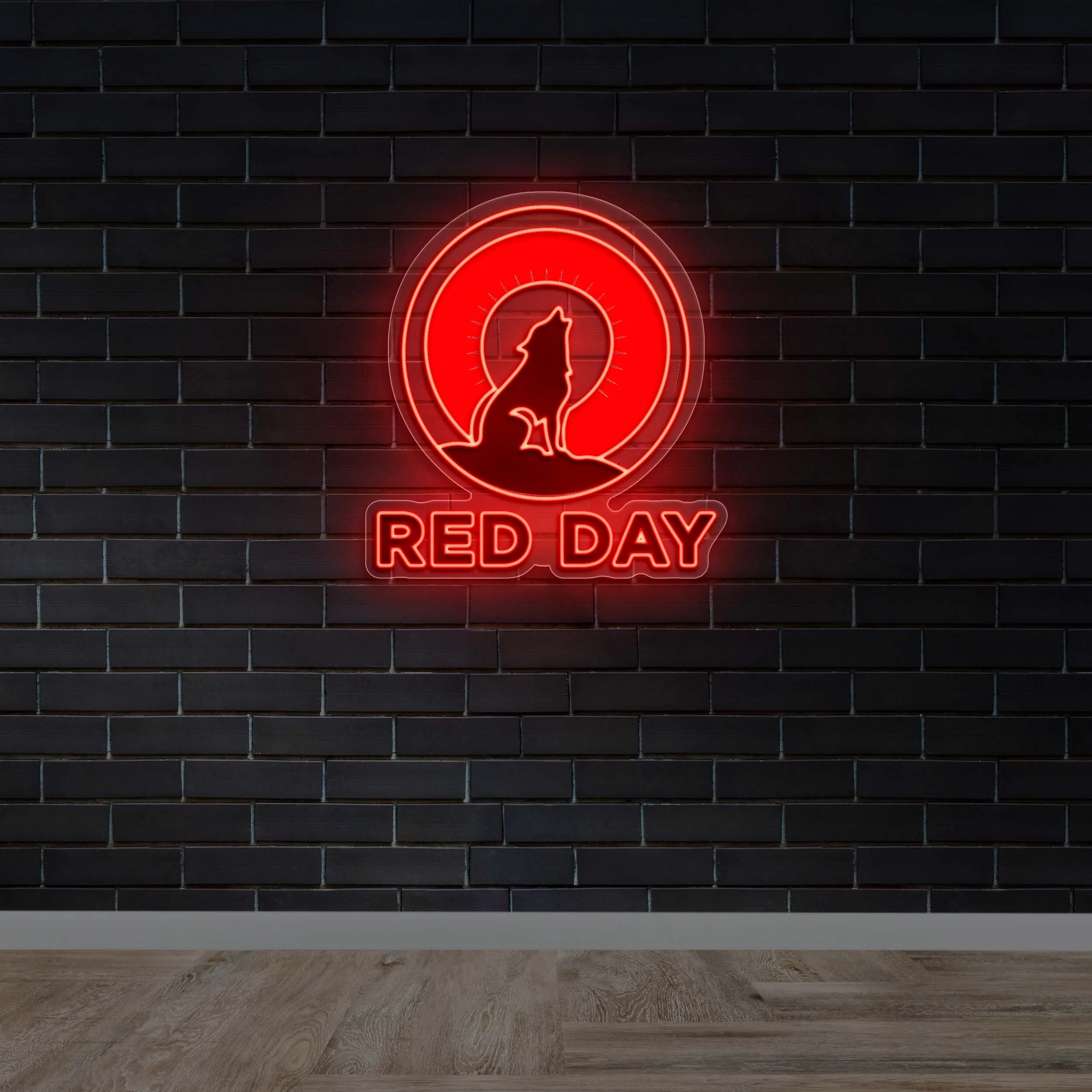 RED DAY - Premium Neon Artwork