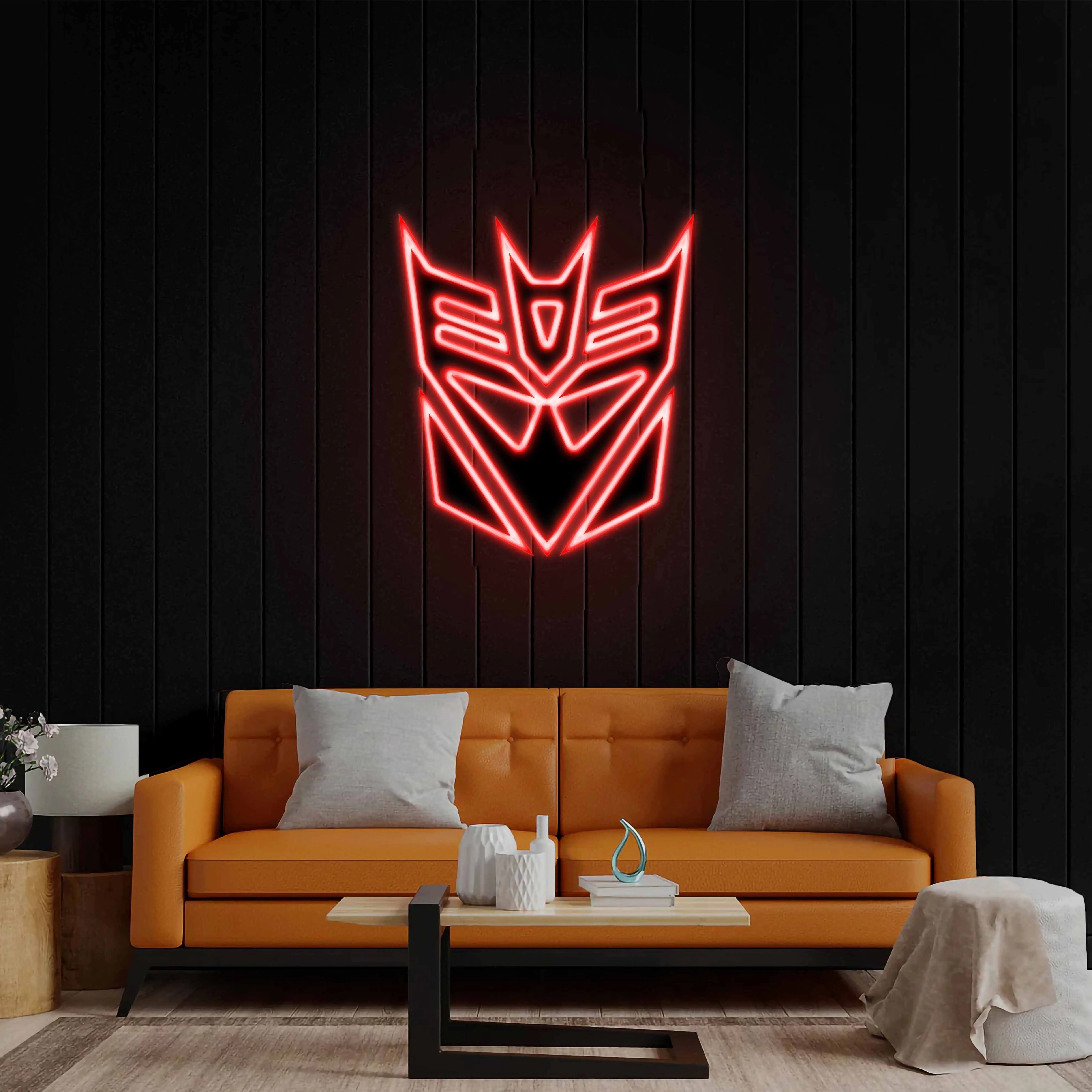 Red Eyes Logo - Premium Neon Artwork