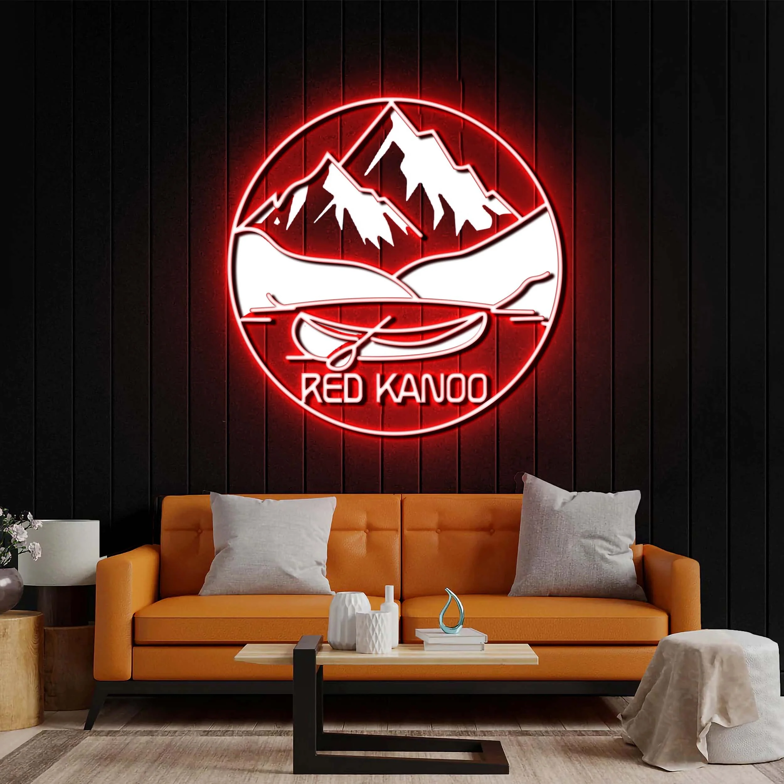 Red Kanoo - Premium Neon Artwork