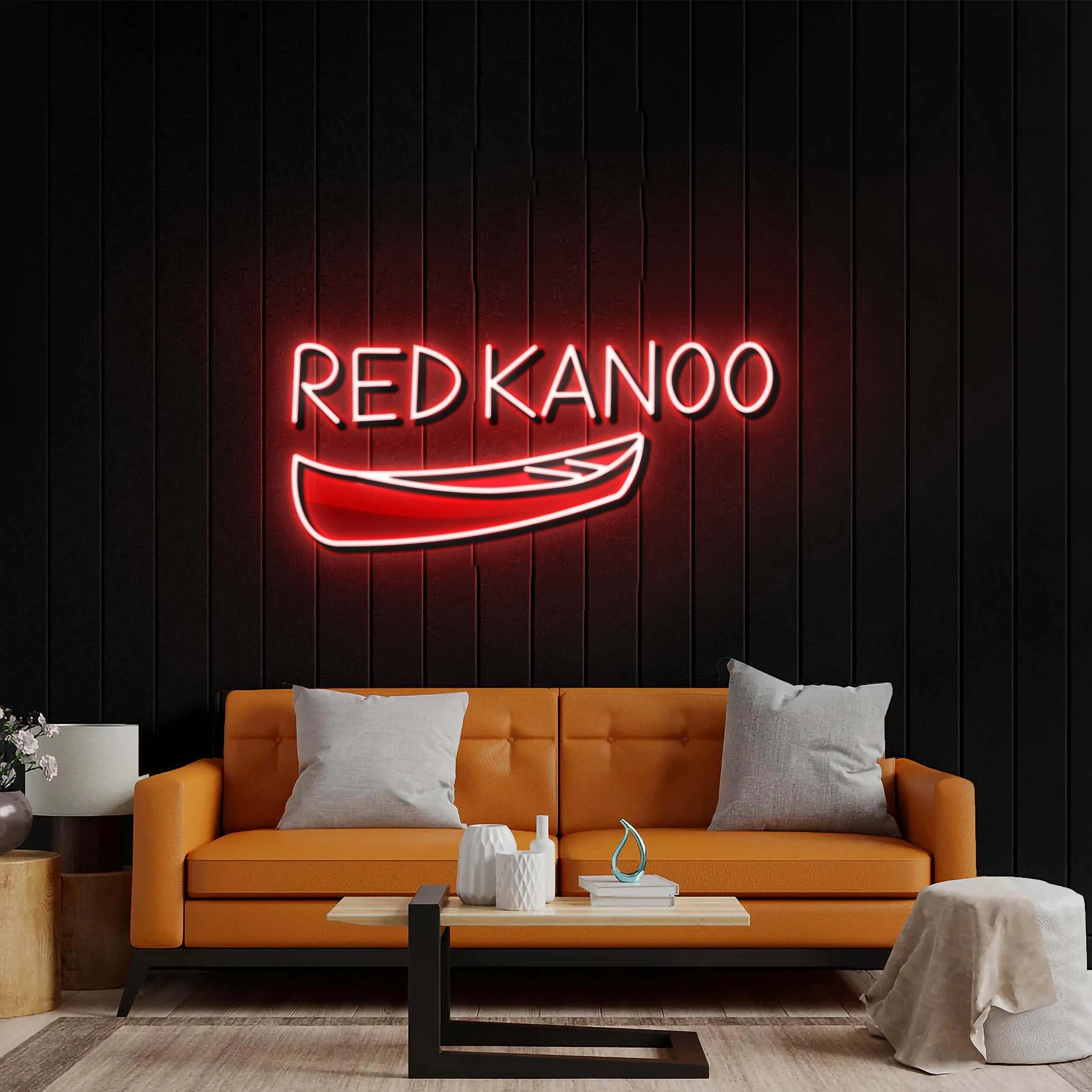 Red Kanoo - Premium Neon Artwork