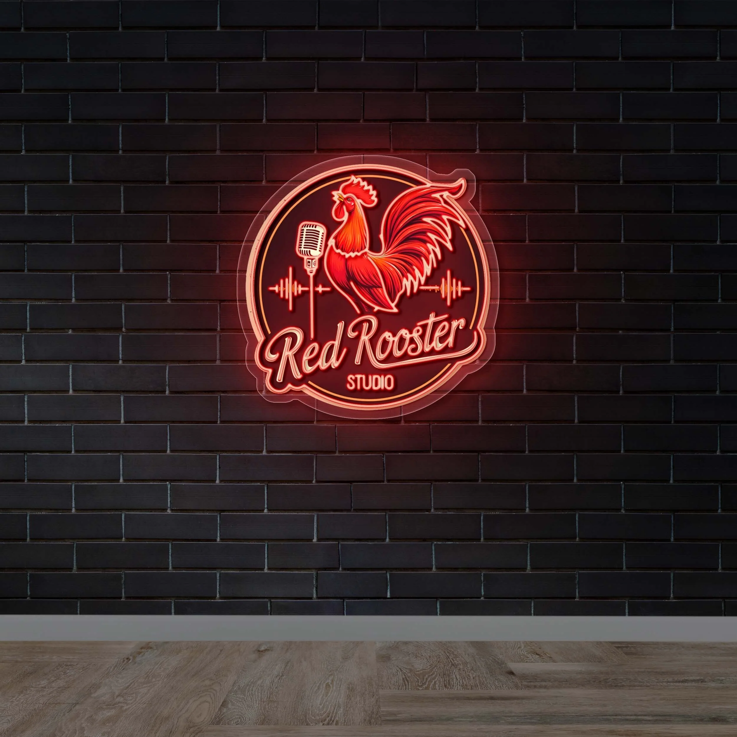 Red Rooster - Premium Neon Artwork