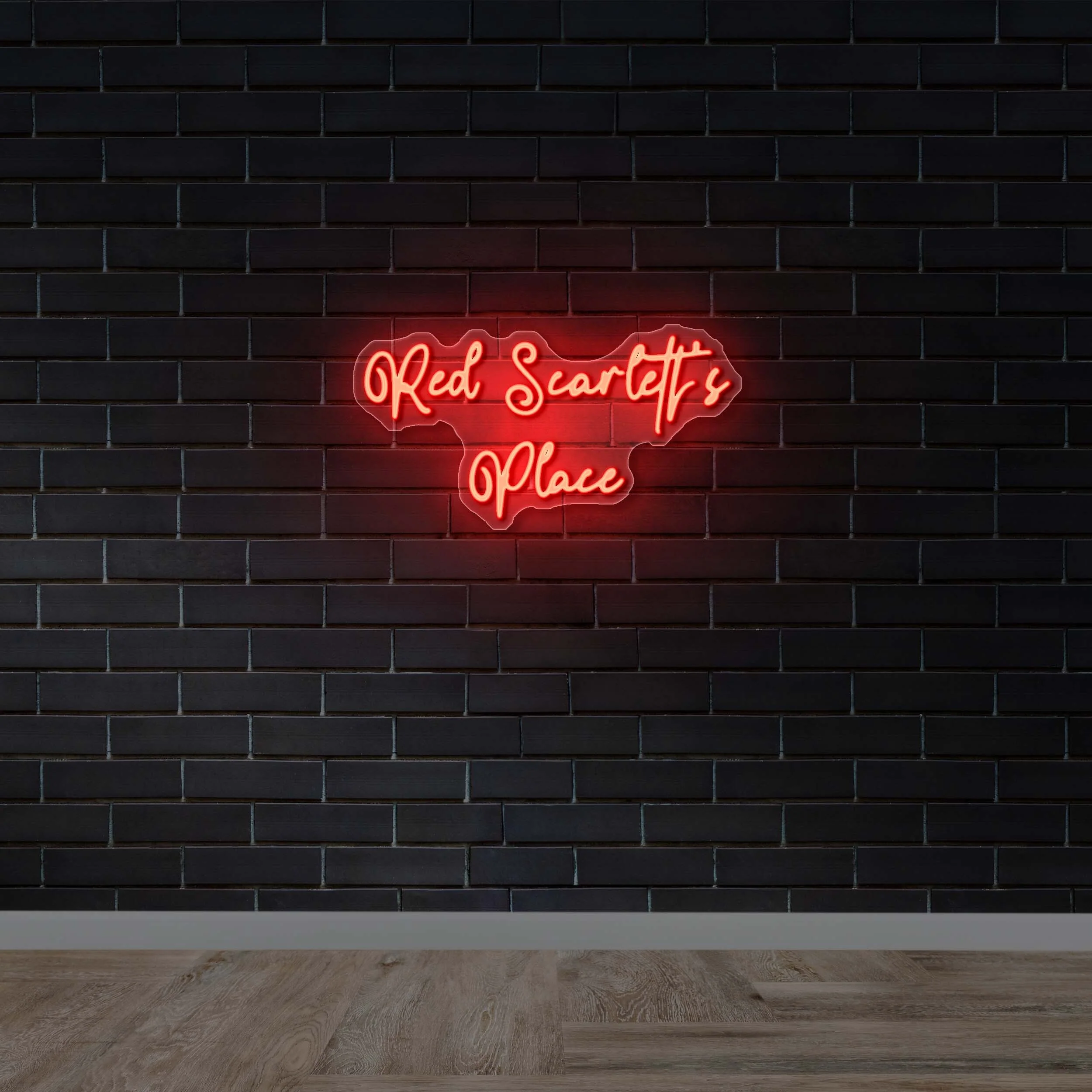 Red Scarlett's Place - Premium Neon Artwork