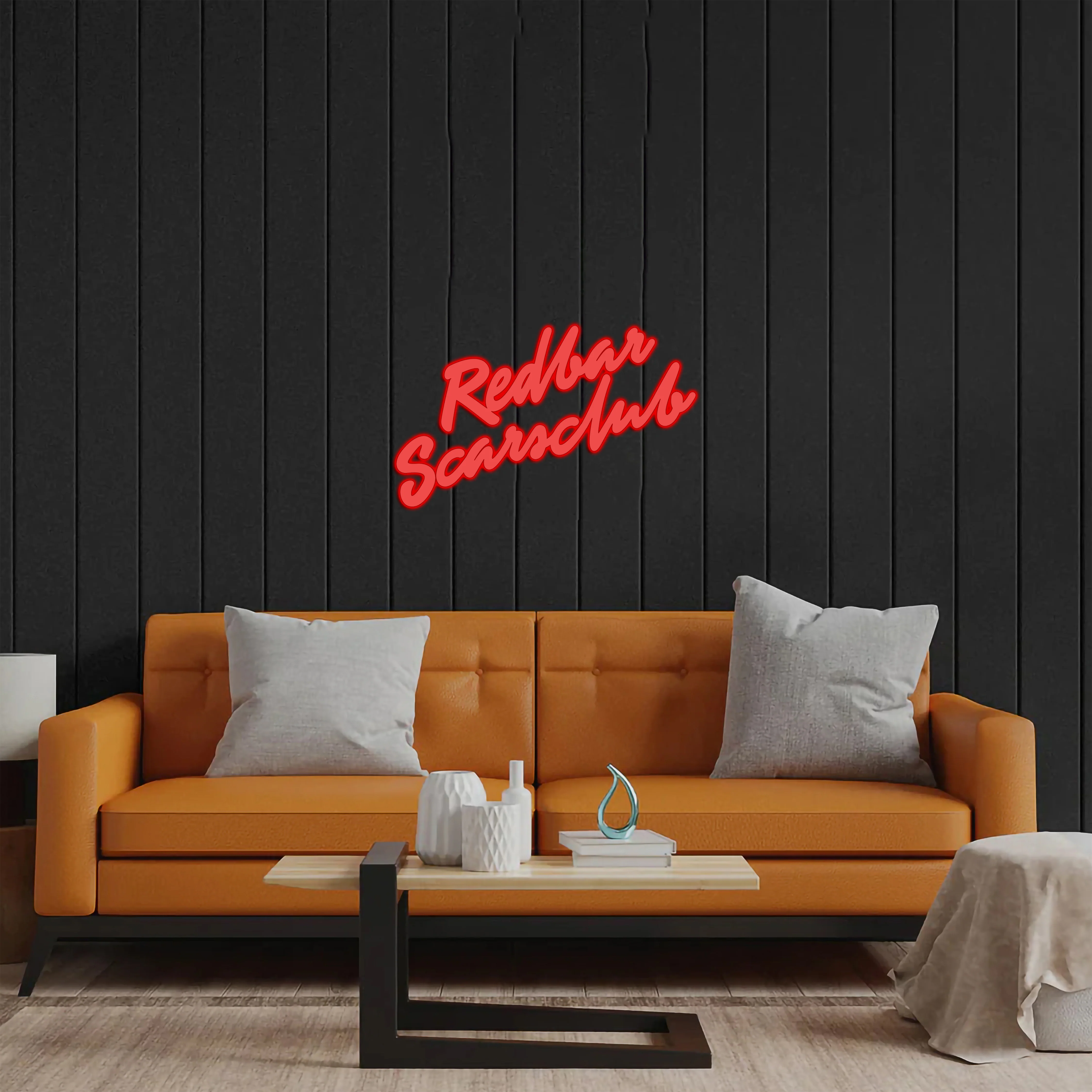 Redbar Scarsclub - Premium Neon Artwork