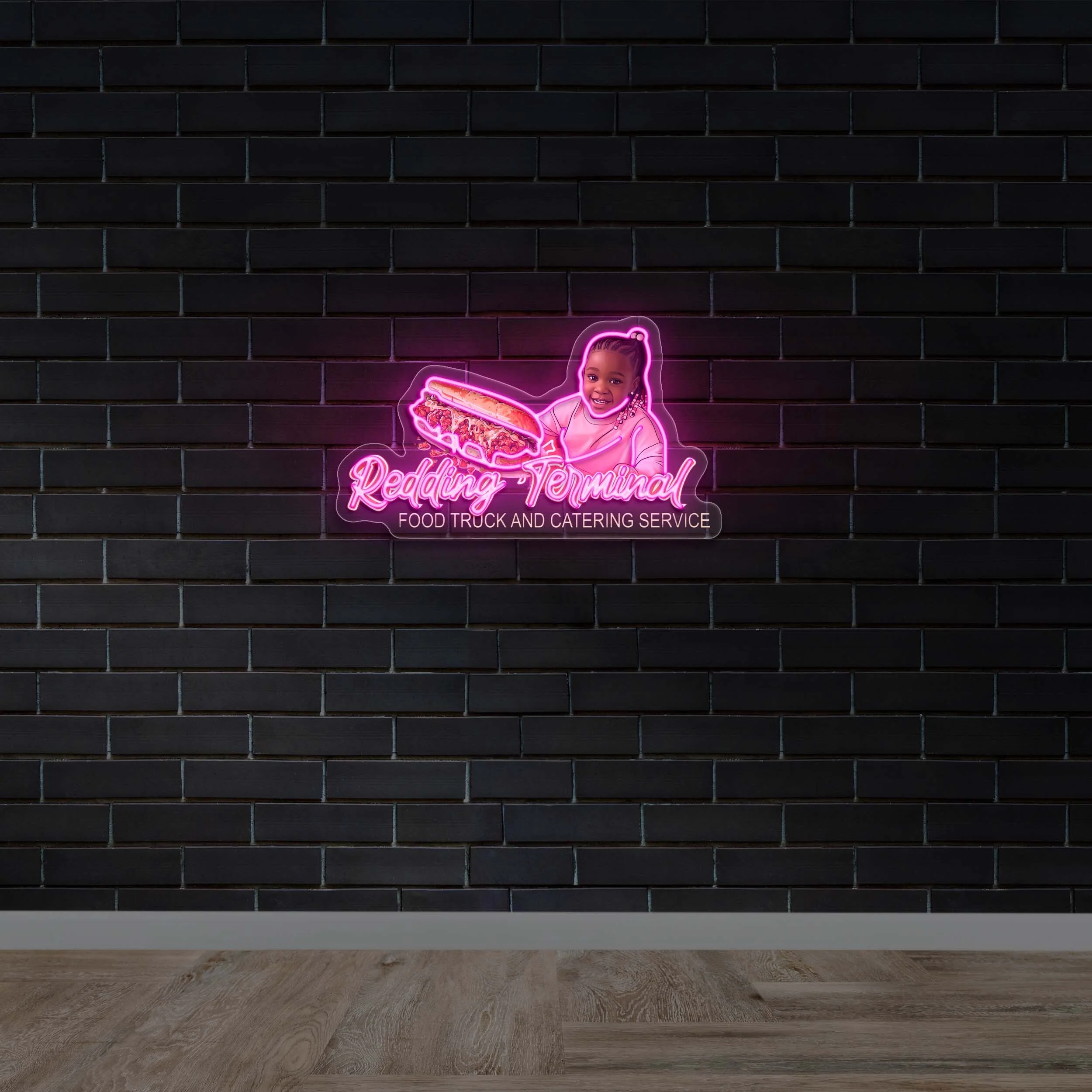 Redding Terminal – Premium Neon Artwork